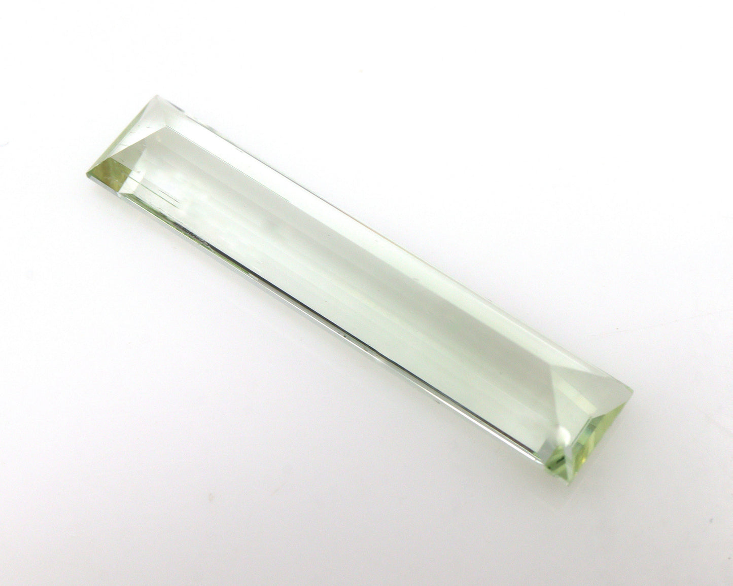 DAZZLING! Yellow Aquamarine Long 31x6.3 mm, AAA+ Natural Heliodor Extra Long Baguette, BIG Thin Elongated Baguette Necklace, 9.2 Ct Skinny