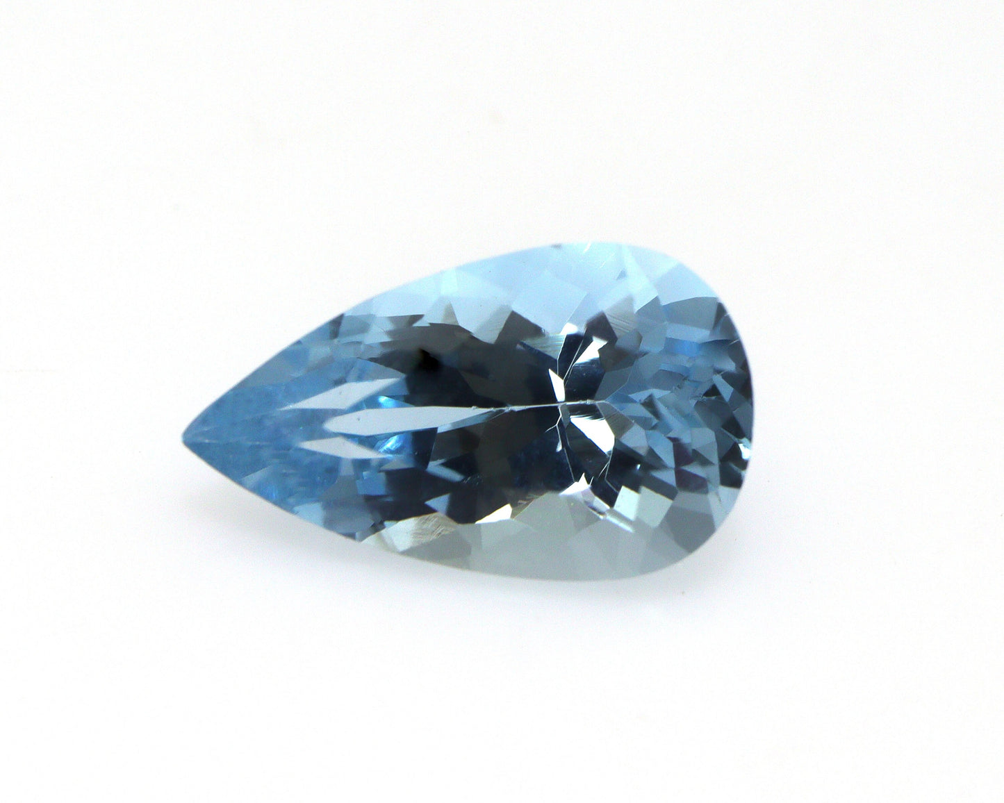 TOP Blue! 1.8 Ct Natural Dark Aquamarine Pear Cut – Deep Blue AAA | 11×6.6 mm Loupe Clean | Unheated & Untreated | Engagement Ring Stone