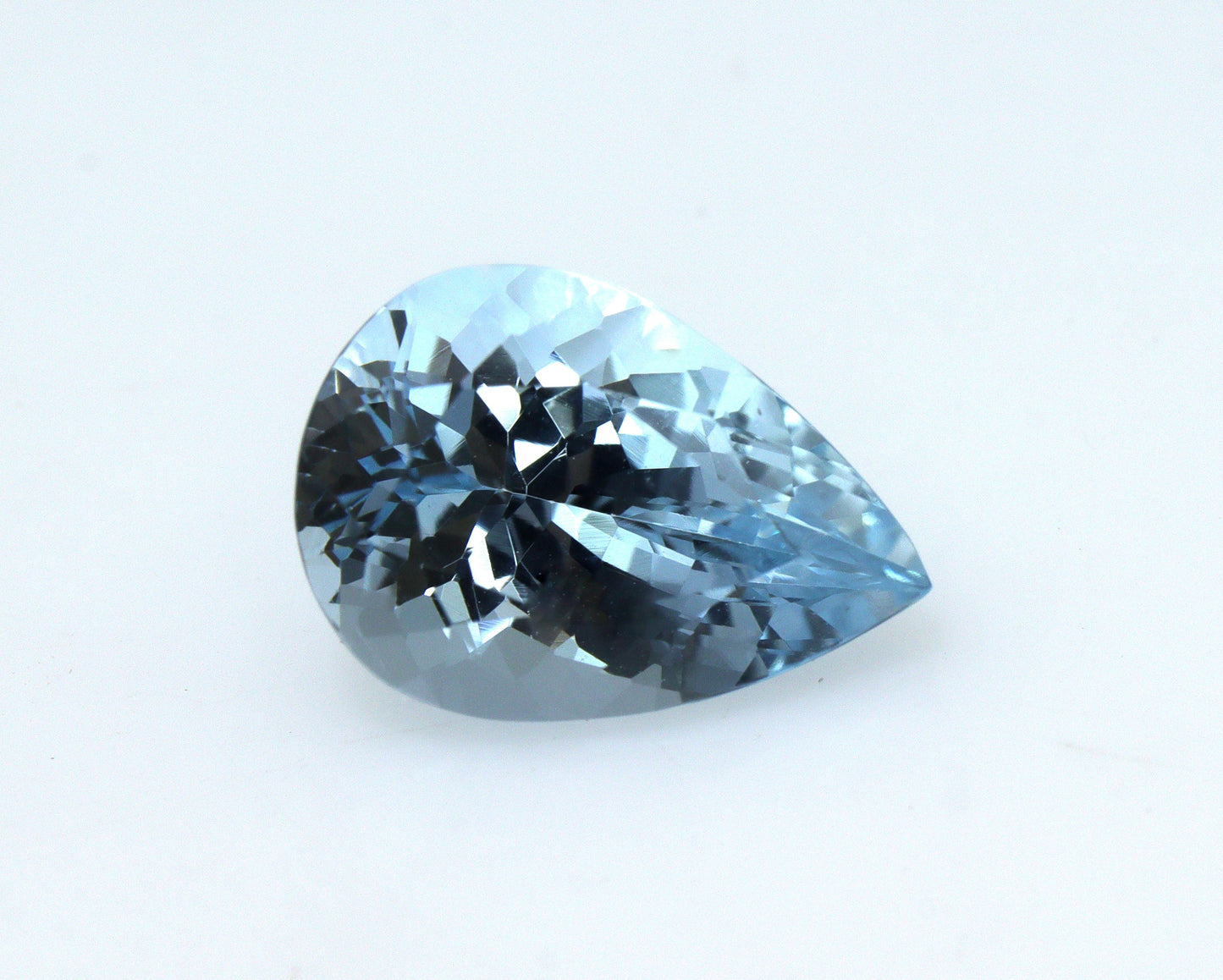 2.28 Ct Natural Aquamarine Pear Cut 10.9x7.7 mm, Medium Blue Loose Gemstone, Eye Clean March Birthstone, Fine Jewelry Aquamarine