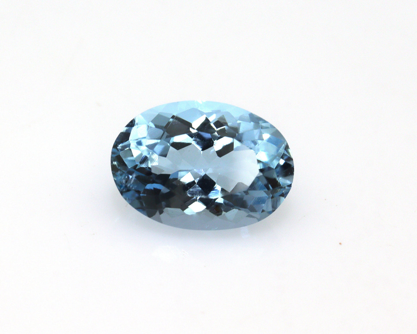 2.76 Ct Deep Blue Aquamarine | Oval Cut Loupe Clean Gemstone 10.9x7.8mm | Natural Aquamarine for Ring or Pendant | AAA+ Quality | Dark Blue