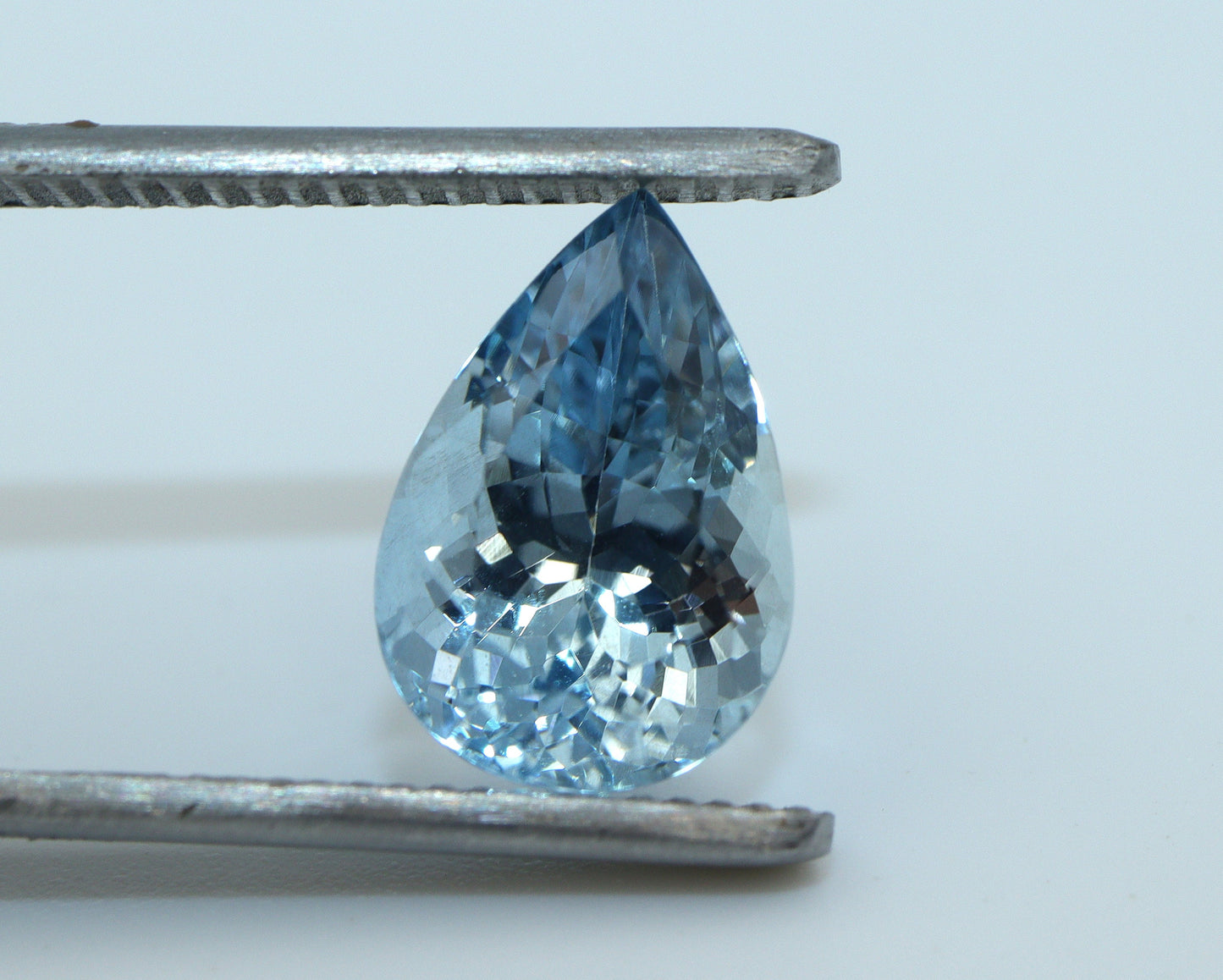 3.3 Ct Natural Aquamarine Pear Cut 12.2x8.4 mm, AAA Loose Gemstone, Medium Blue March Birthstone, Unheated Aquamarine