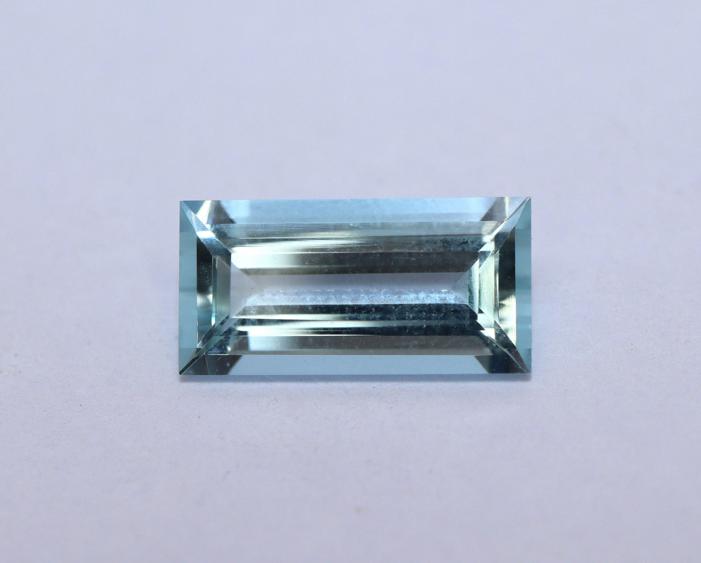 1.6 Cts AAA Natural Aquamarine Baguette Cut Loose Gemstone | Sky Blue Aquamarine for Statement Ring or Pendant | Custom Jewelry Stone