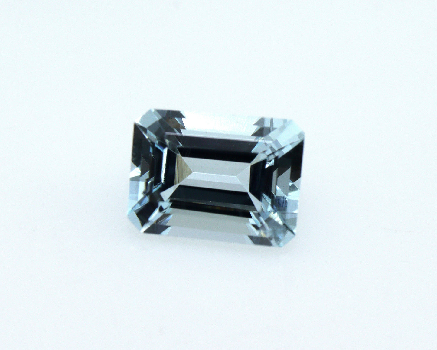 AAA 1.67 Ct Natural Aquamarine Emerald Cut, 8.3x6 mm Light Blue Octagon Gemstone, Aquamarine Ring Stone, March Birthstone Pendant