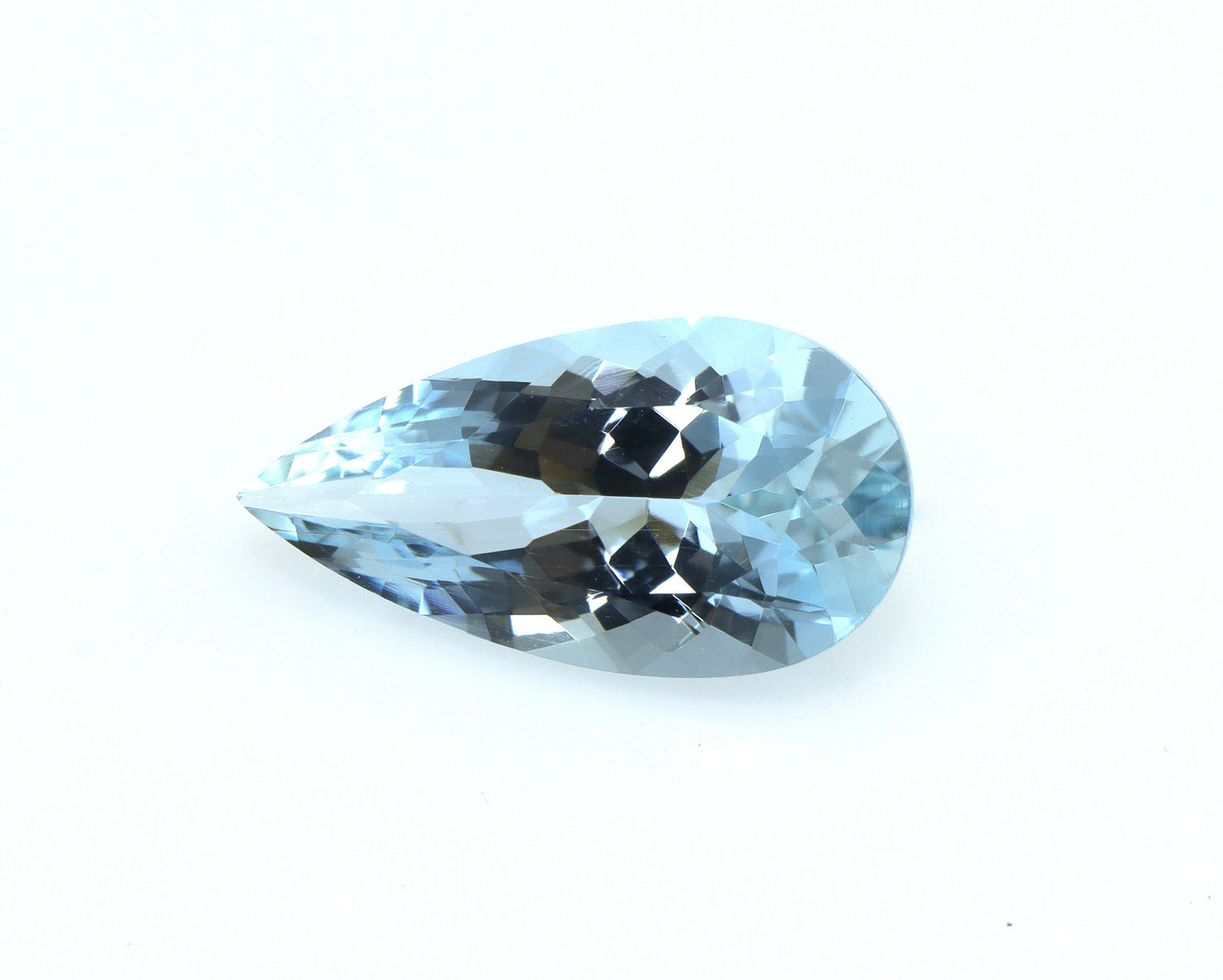 3.3 Cts AAA Natural AQUAMARINE Pear 15.5x8.1 mm, For Pear Shape Engagement Ring, Loose Aquamarine Gemstones