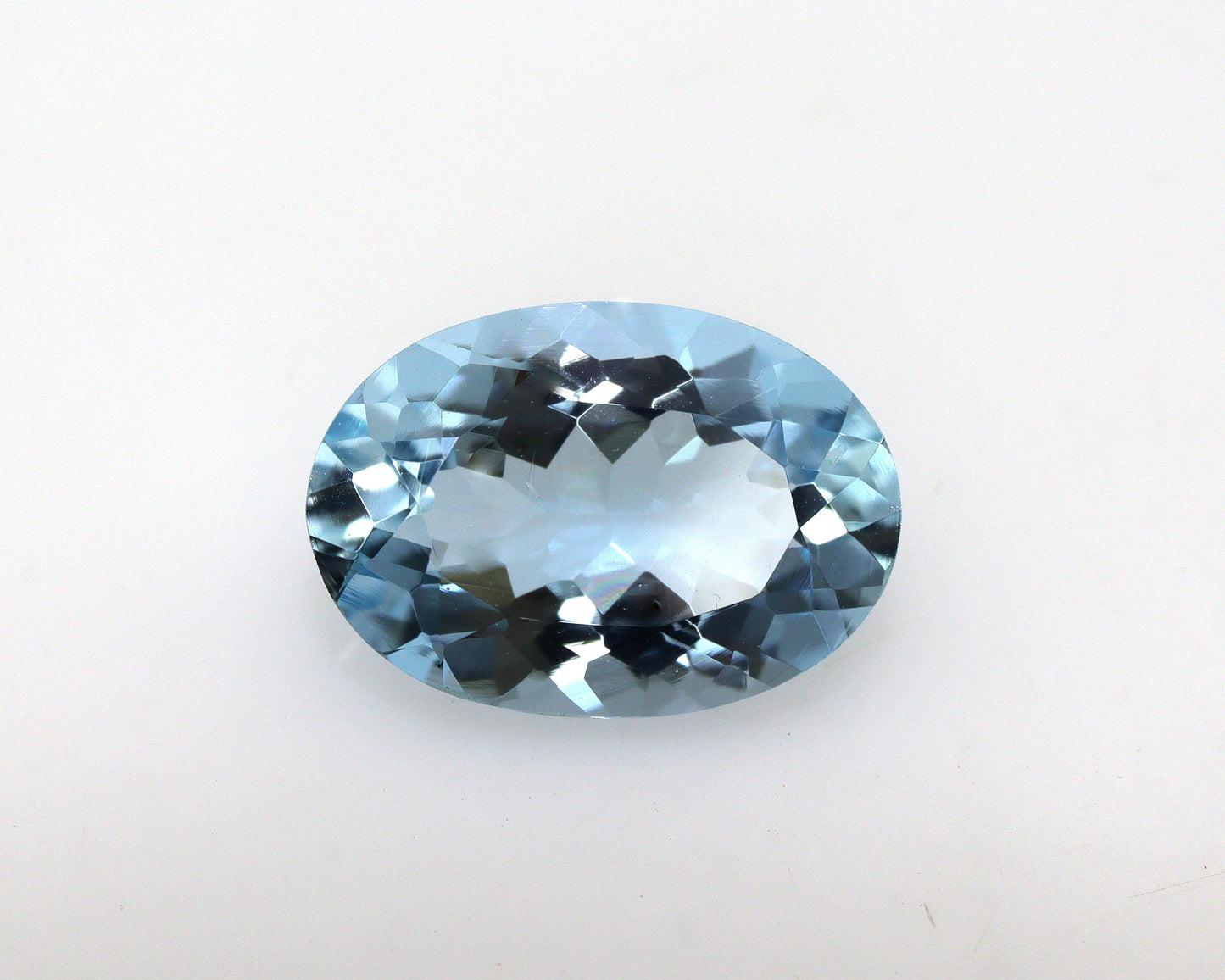 2 Ct Aquamarine Oval 10.4x7.4 mm | AAA+ Top Blue Gemstone | March Birthstone | Natural Loose Aquamarine for Ring, Pendant, Necklace
