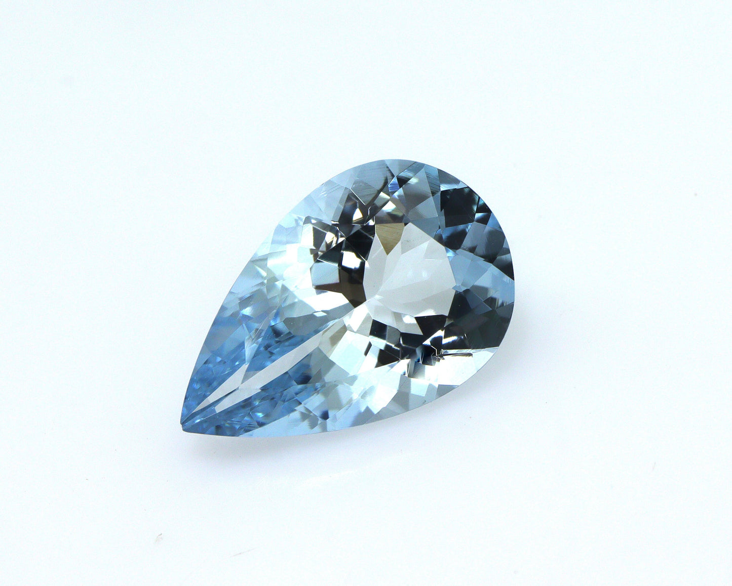 3.6 Cts AAA Natural Aquamarine Pear Cut 14.4x9.3 mm, Top Grade Aquamarine for Ring or Necklace, High-End March Birthstone, Drop Pendant