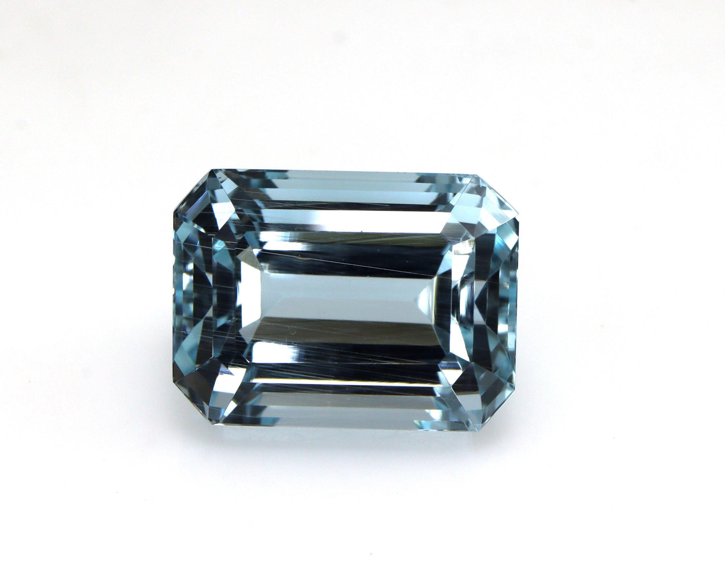 11.5Ct Emerald Cut Aquamarine Loose Gemstone, 14.6x10.9 mm AAA Aquamarine for Pendant or Ring, Emerald Cut Aquamarine, Custom Made Ring