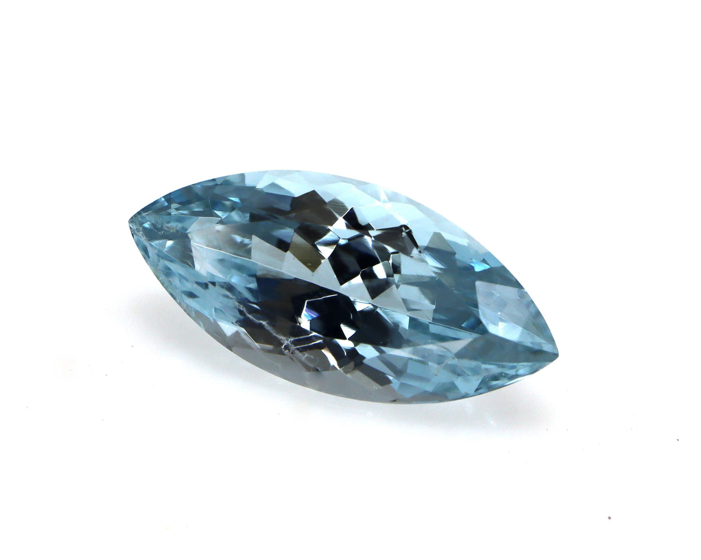 2.3 Ct AAA Aquamarine Marquise, medium blue, eye clean. Perfect for engagement rings, pendants & March Birthstone Jewelry