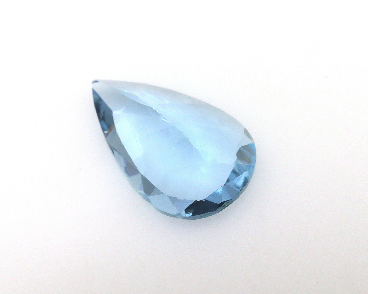 2.25 Ct Santa Maria Aquamarine Pear | Dark Blue Natural Gem | Loupe Clean Unheated | Pear Cut Ring Stone | AAA+, Top Notch Quality,