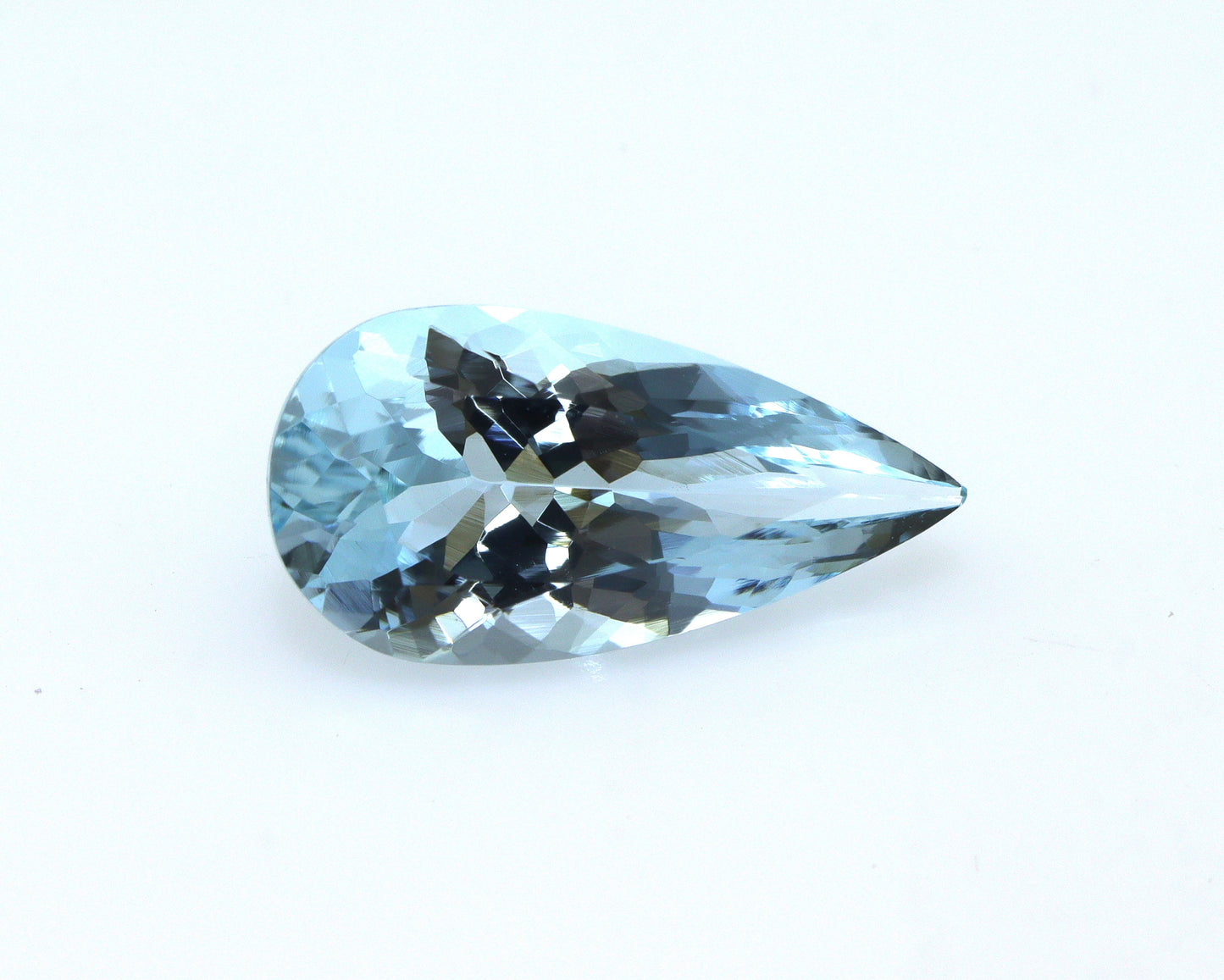 FINE QUALITY! 3.5 Cts AAA Natural Aquamarine Pear Cut 15.7x8 mm, Pear Ring, Top Grade Aquamarine Fine Jewelry, Aquamarine Pear Pendant