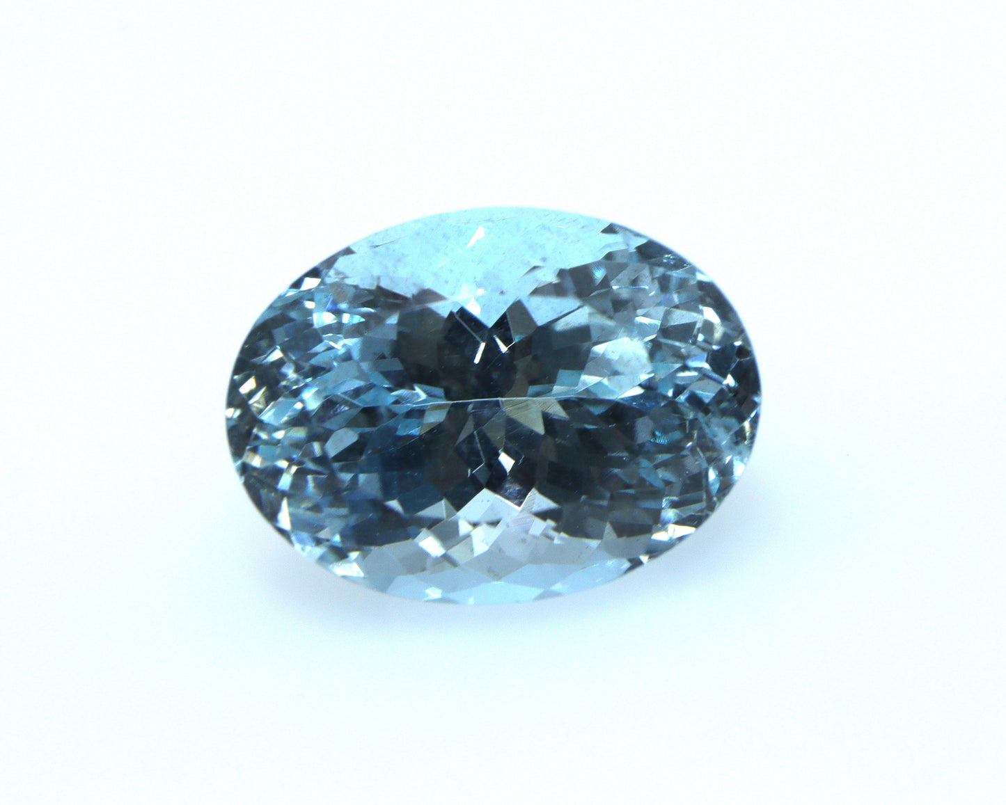5.4 Ct Aquamarine Oval, 12.8x9.5mm Eye Clean Gem, Sparkling Top Blue Stone for Pendant or Ring, Natural & Unheated, High Quality Aquamarine