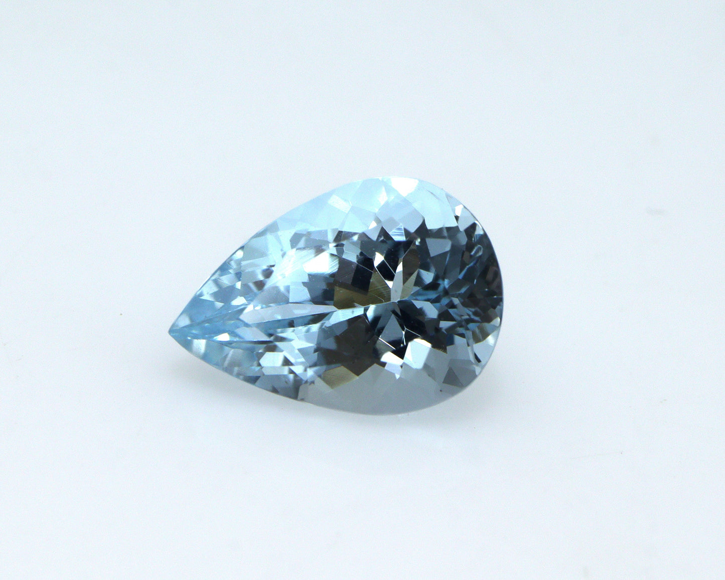 2.28 Ct Natural Aquamarine Pear Cut 10.9x7.7 mm, Medium Blue Loose Gemstone, Eye Clean March Birthstone, Fine Jewelry Aquamarine
