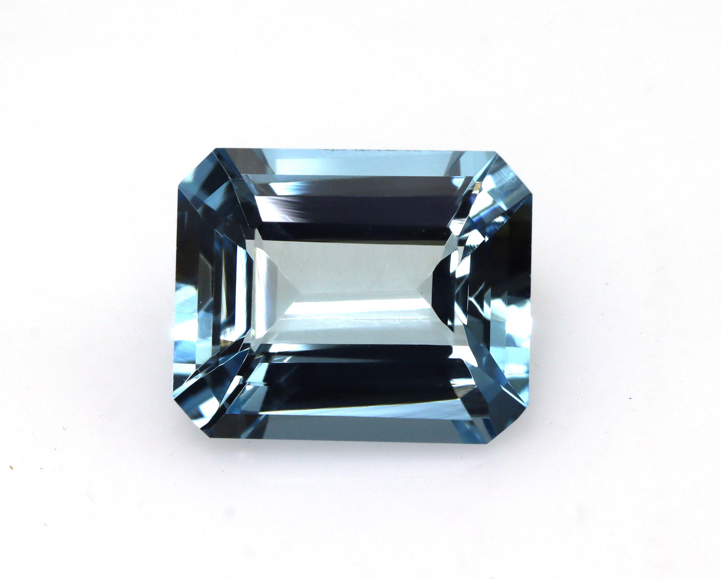 2.9 Ct AAA+ Aquamarine Emerald Cut 10x8 mm | Natural Blue Gemstone for Solitaire Ring, Wedding Ring, TOP GRADE!