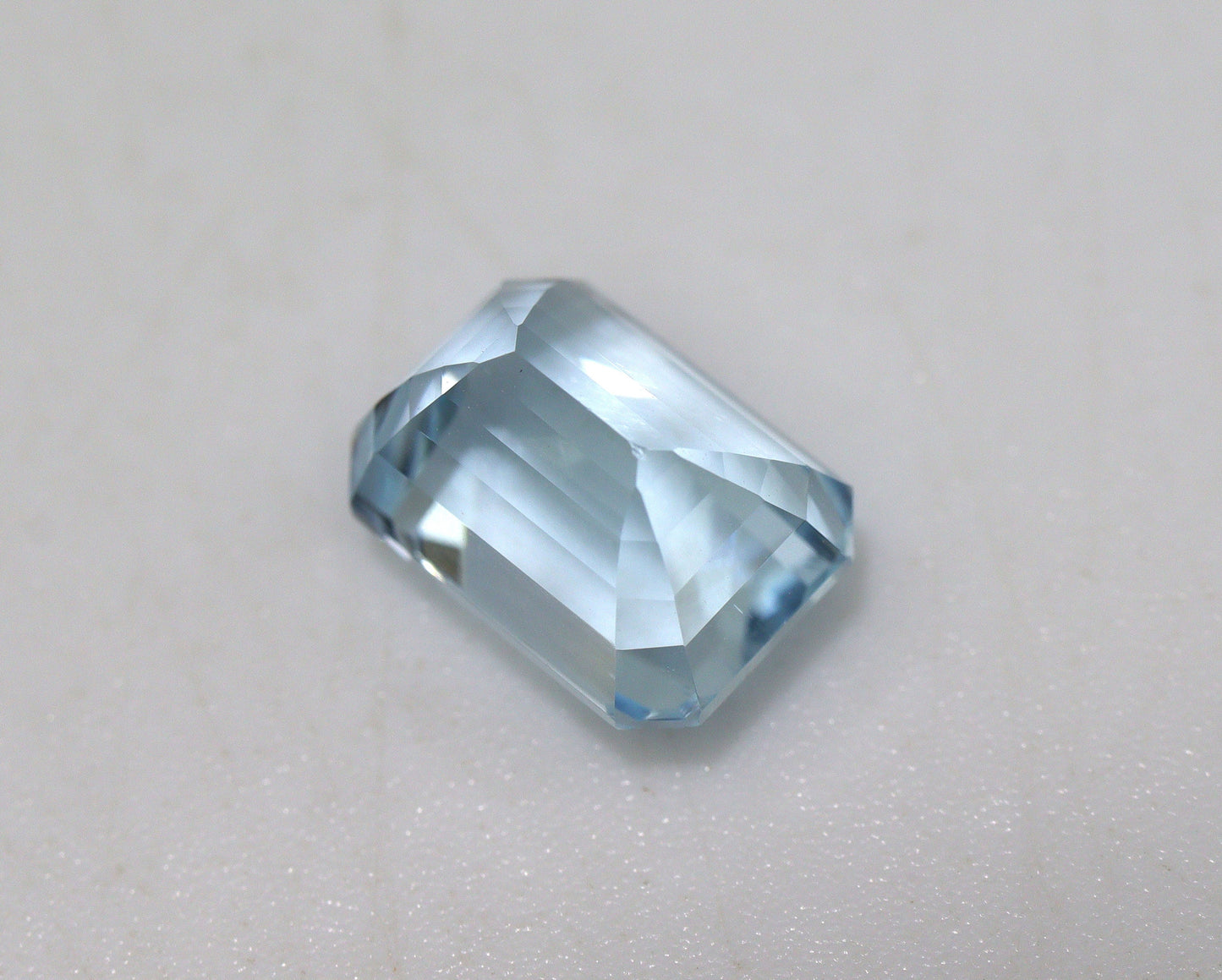 2 Ct AAA Natural Aquamarine | Emerald Cut Loose Gem | Light Blue | Eye Clean to VVS | East West Ring Gem | Birthday & Christmas Gift