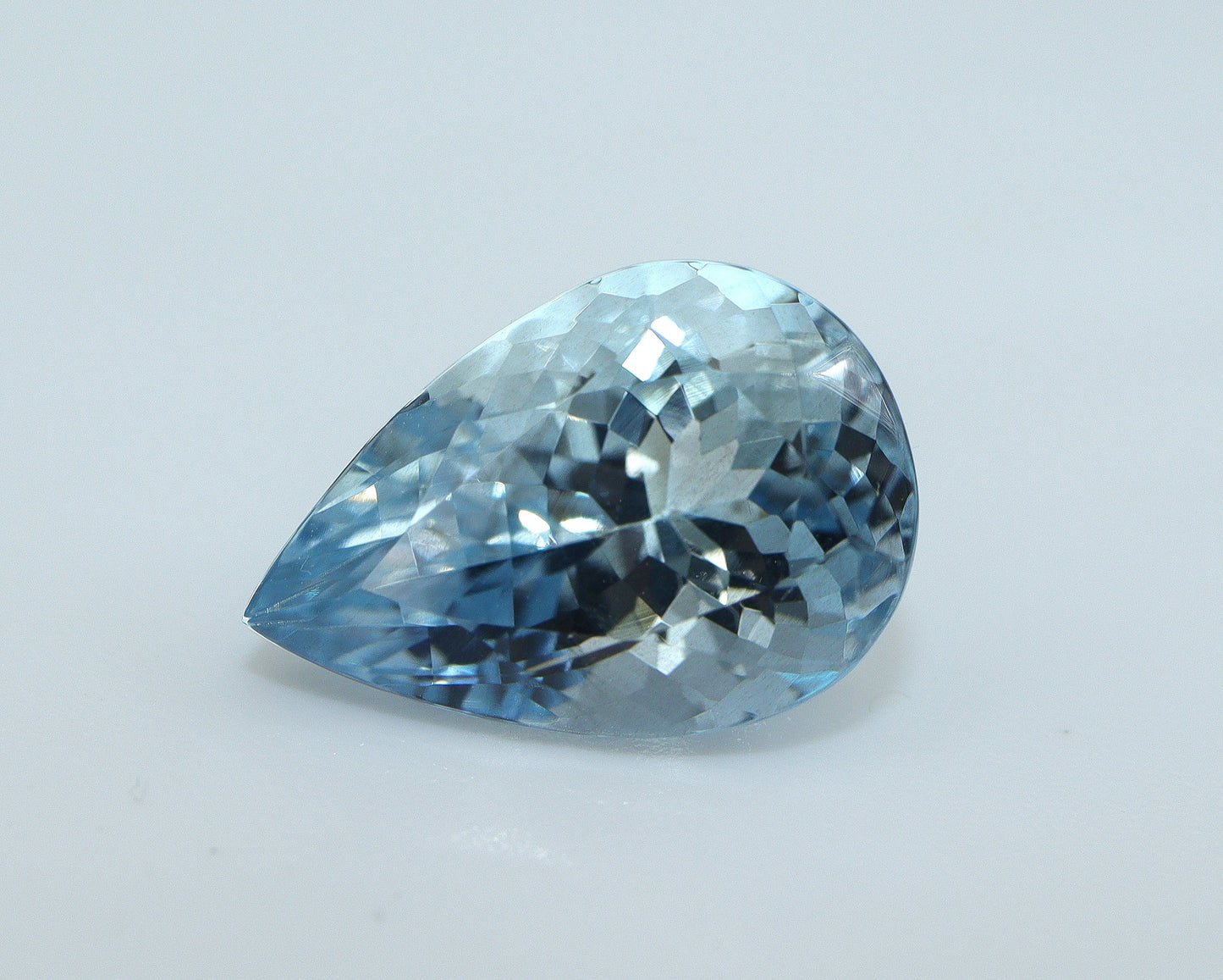 3.3 Ct Natural Aquamarine Pear Cut 12.2x8.4 mm, AAA Loose Gemstone, Medium Blue March Birthstone, Unheated Aquamarine