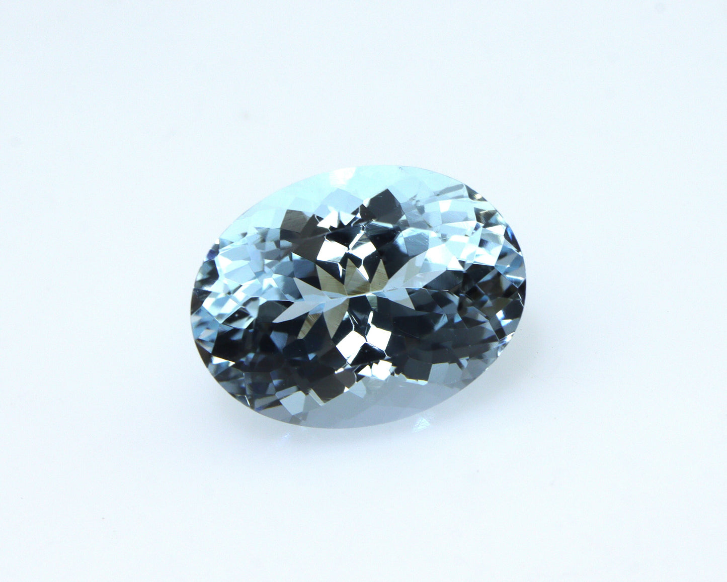 AAA+ 4.6 Ct AAA Natural Aquamarine Oval Cut 12.5x9.5 mm | Top Blue Faceted Gemstone | Loose Aquamarine for Ring, Pendant, Necklace