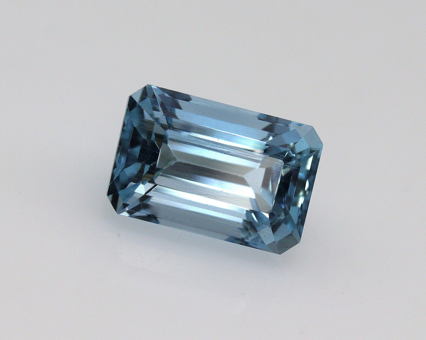 1.5 Ct Emerald Cut Aquamarine | AAA Natural Blue Gemstone | 7.9x5.2 mm Ocean Blue | March Birthstone | For Engagement Ring or Pendant