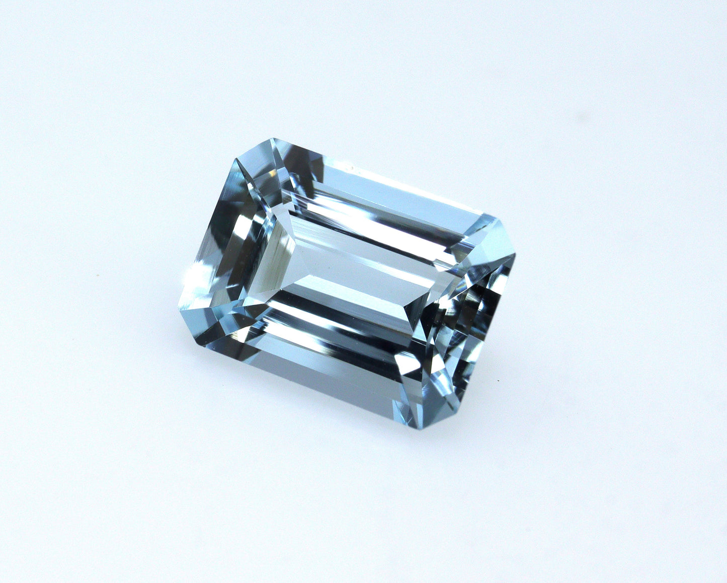 1.5 Ct Natural Aquamarine Emerald Cut | 8.3x6.3mm AAA Gemstone, Eye Clean Aquamarine for Ring or Necklace, March Birthstone, Ring Making Gem