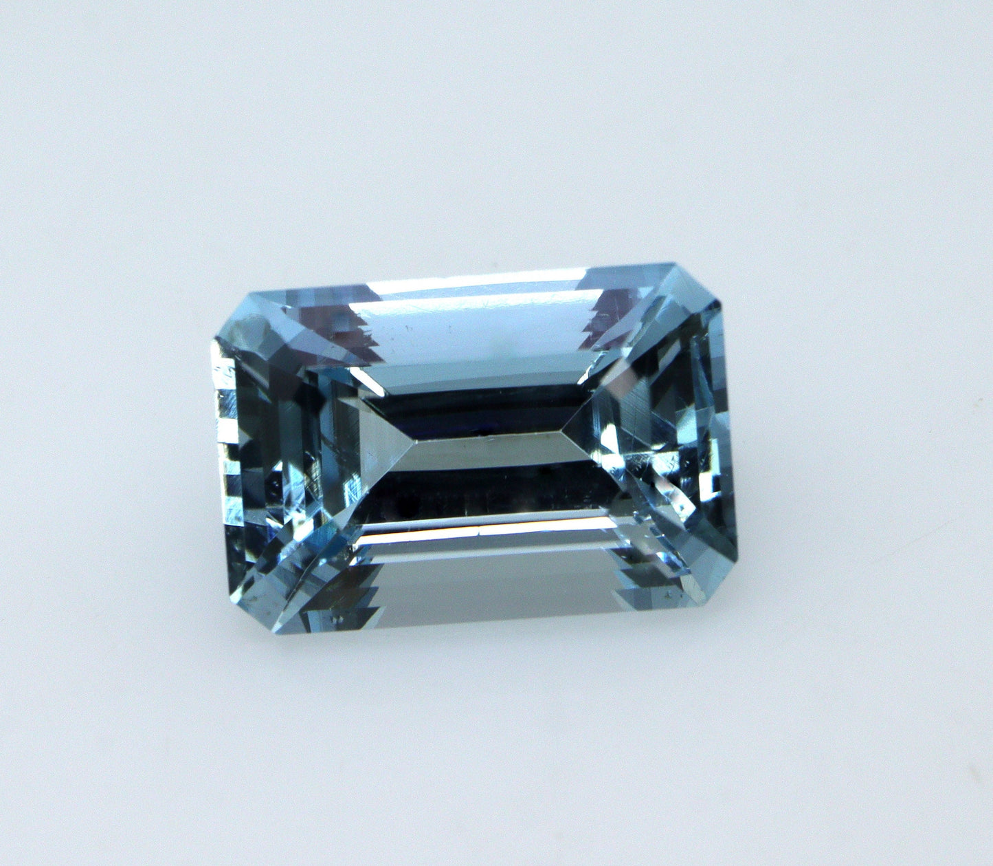 AAA Natural Aquamarine 2.1 Ct Emerald Cut | Blue Aquamarine Loose Gemstone | March Birthstone | Aquamarine Ring Stone | Jewelry Making