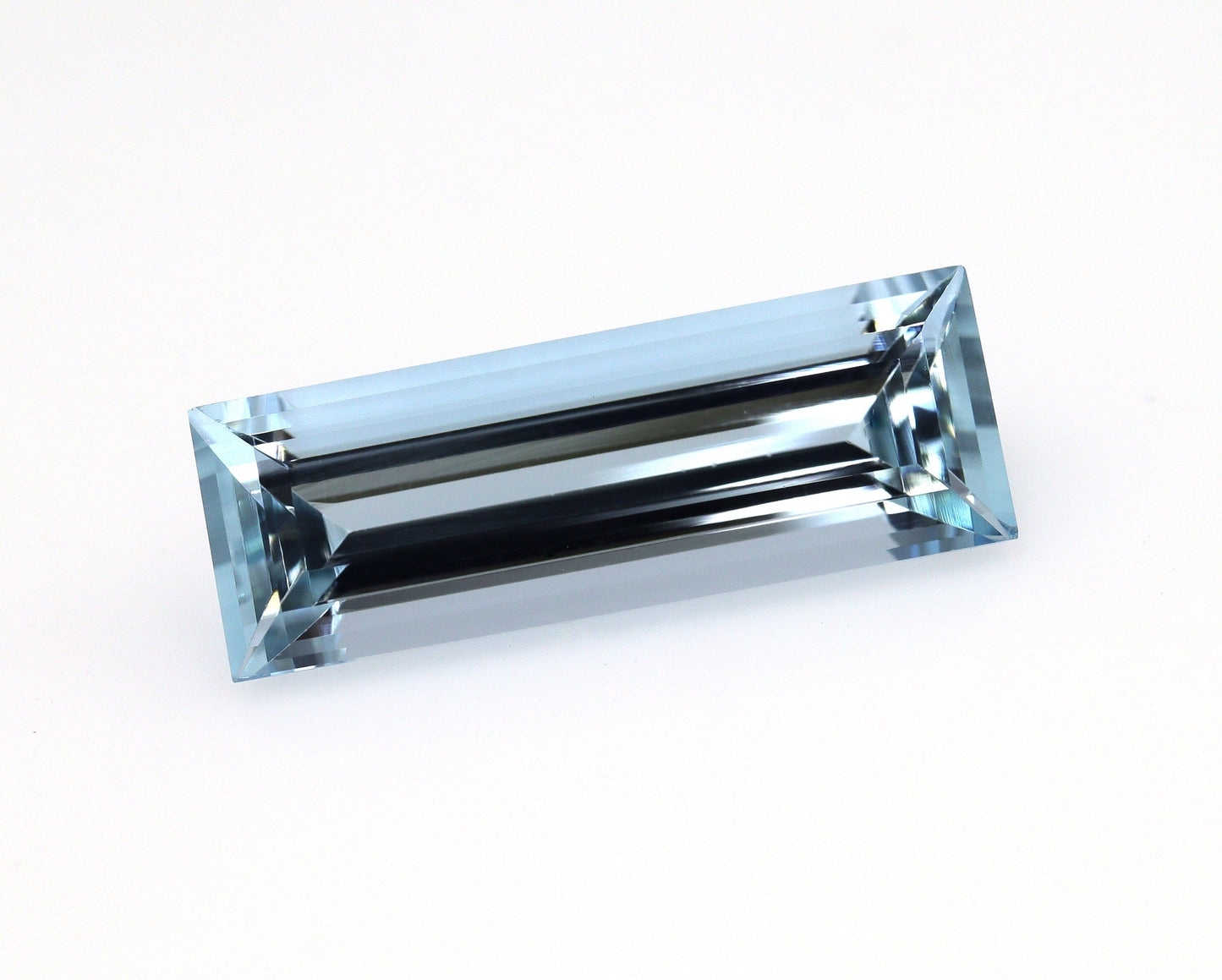 High Grade 18x6.4 mm AAA Natural Aquamarine Baguette Cut Loose Gemstone, March Birthstone, Blue Aquamarine for Custom Ring, Elongated Gem