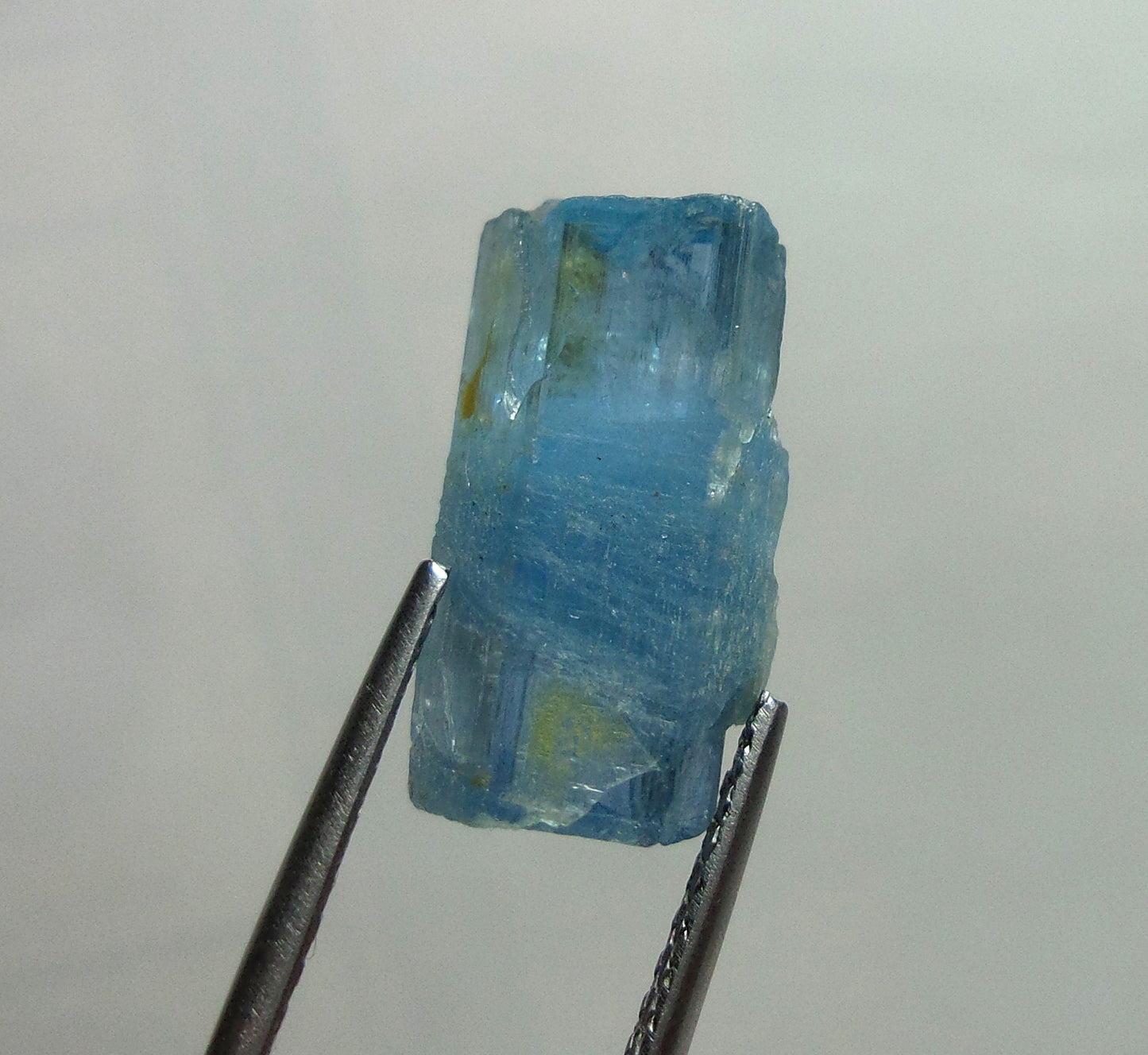 19.4x10.7 mm Deep Blue RAW Aquamarine Crystal, Rough Aquamarine, Etched Aquamarine, Terminated Aquamarine, Raw Jewelry, For Harmony, Peace