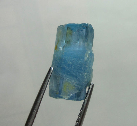 19.4x10.7 mm Deep Blue RAW Aquamarine Crystal, Rough Aquamarine, Etched Aquamarine, Terminated Aquamarine, Raw Jewelry, For Harmony, Peace
