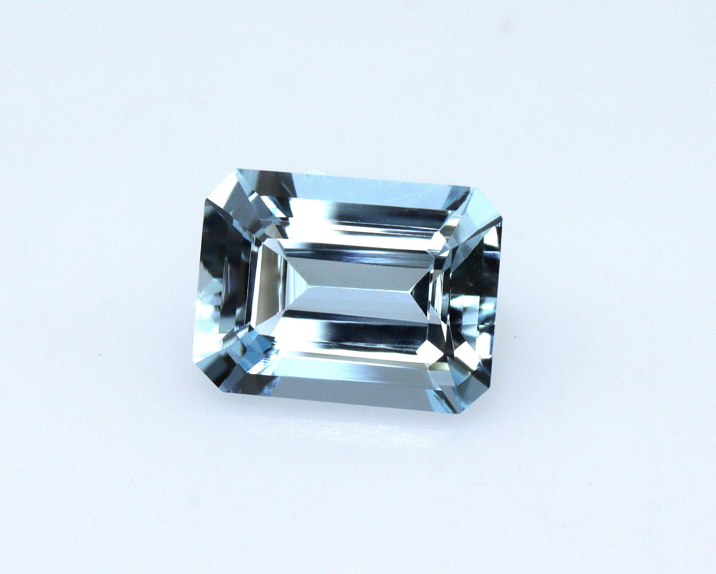 1.5 Ct Natural Aquamarine Emerald Cut | 8.3x6.3mm AAA Gemstone, Eye Clean Aquamarine for Ring or Necklace, March Birthstone, Ring Making Gem