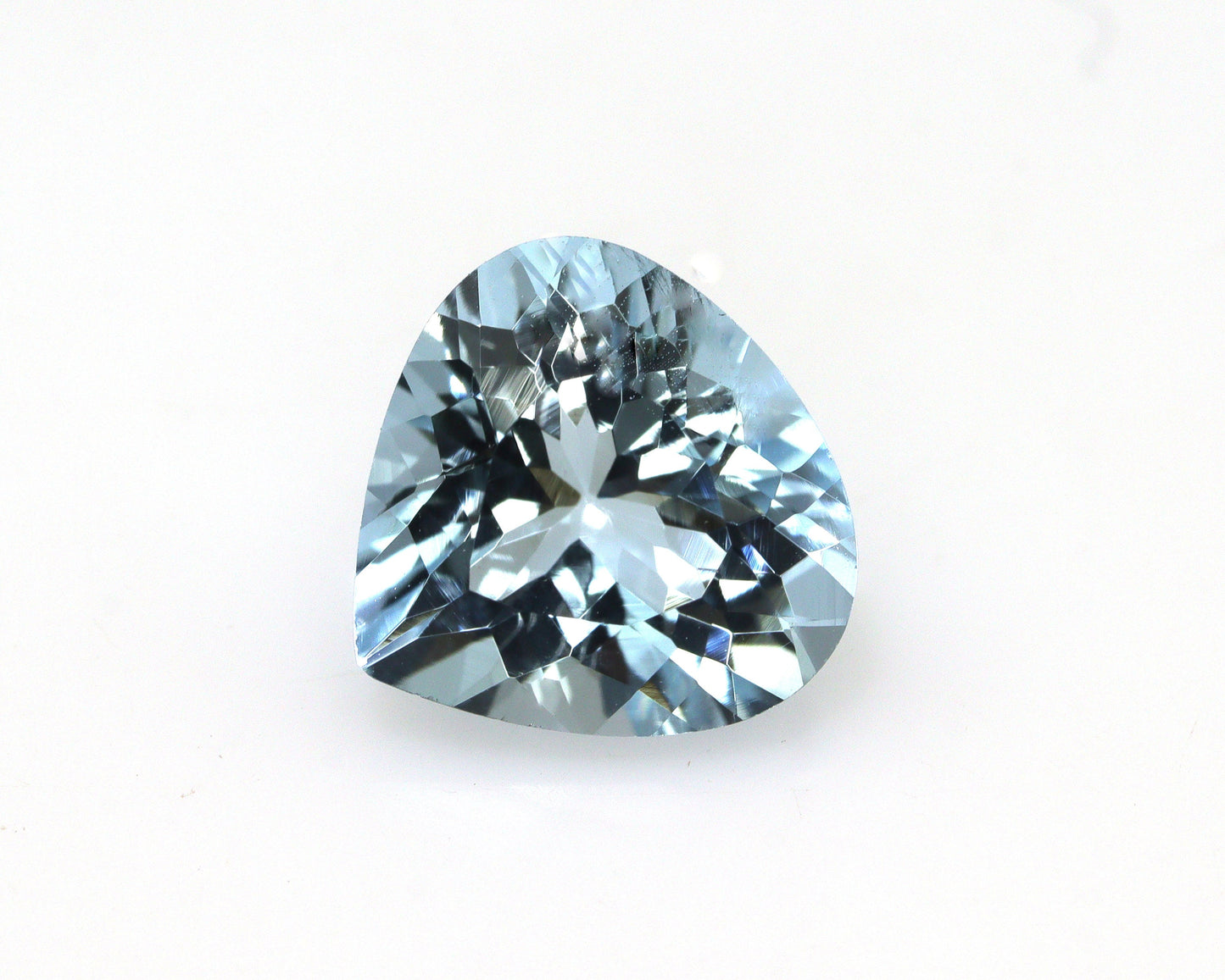 2 Ct Aquamarine Heart Cut 9x8.8 mm | AAA Natural Blue Gemstone | March Birthstone | Loose Aquamarine for Ring, Pendant, Necklace