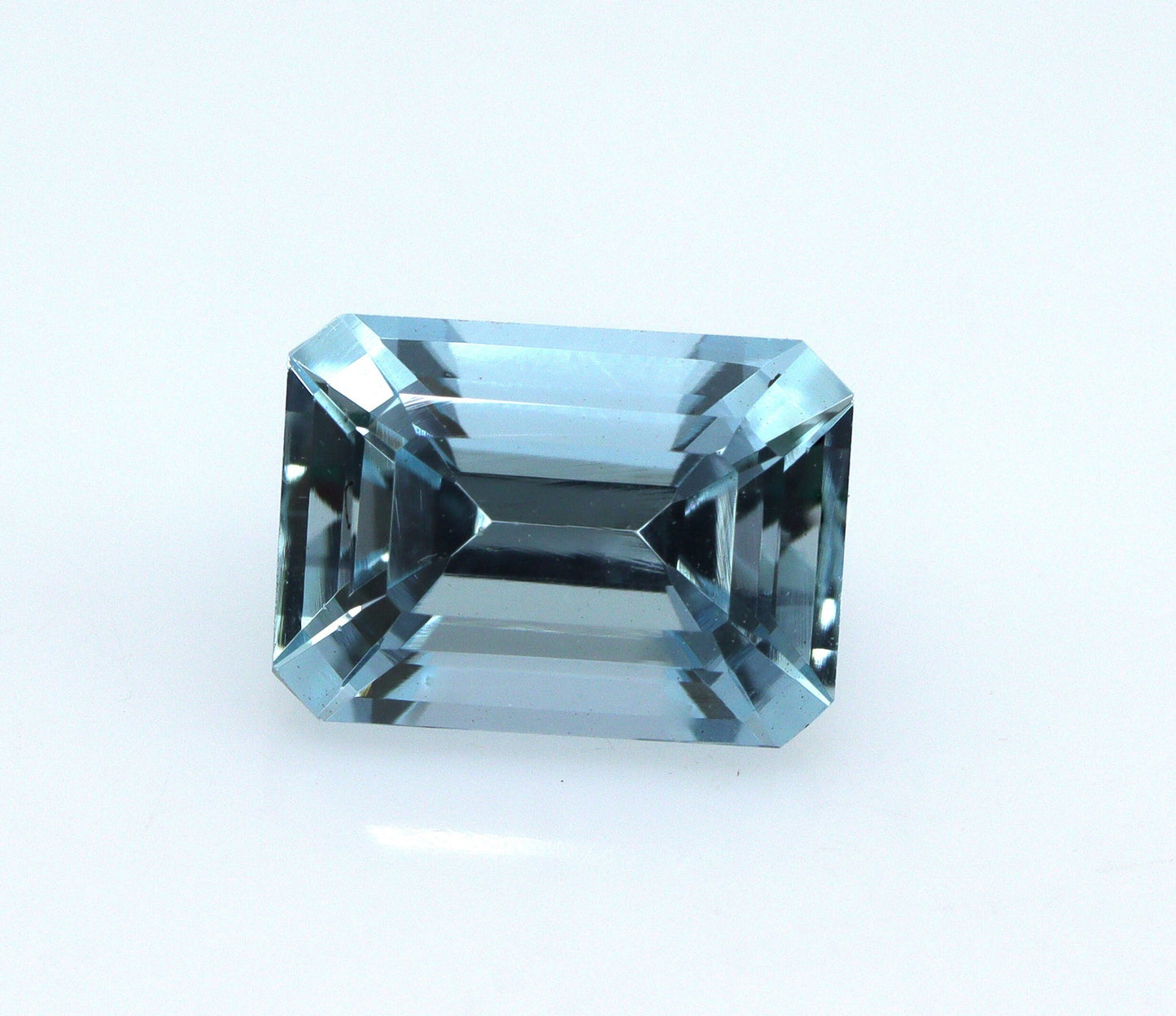 Amazing Blue! 8.3x6 mm Natural Aquamarine Emerald Cut for Stacking Ring, Solitaire Aquamarine, Emerald Cut Birthday Ring, Jewelry Making