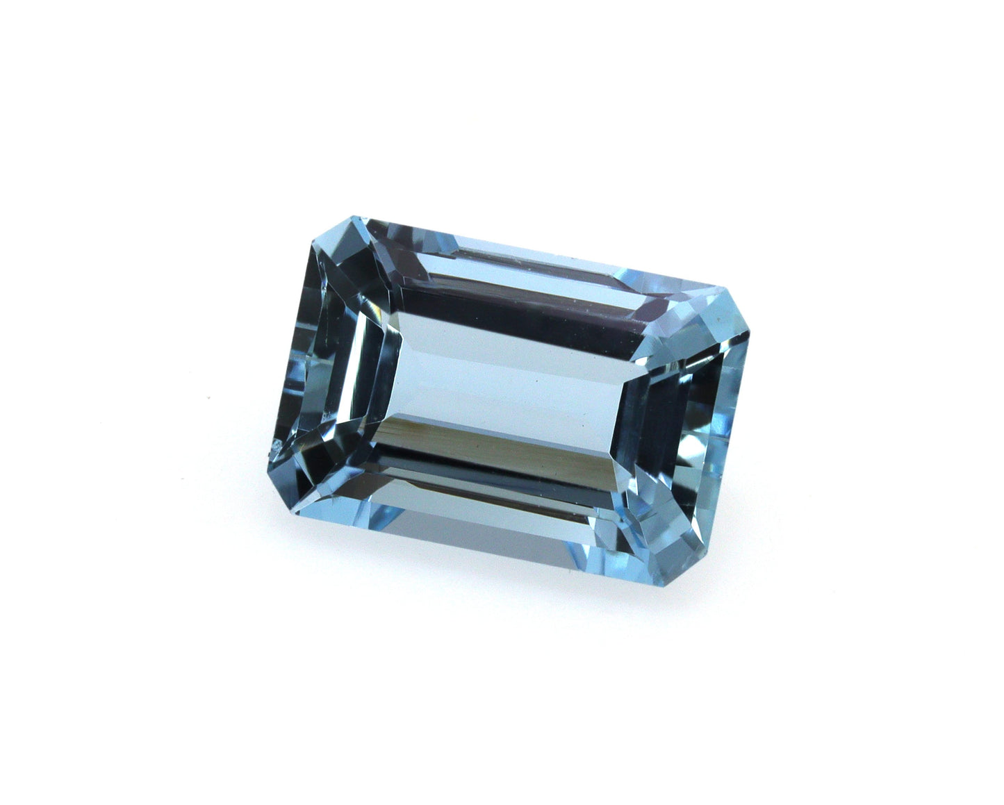 1.5 Ct Emerald Cut Aquamarine | AAA+ Blue Gemstone | Natural Unheated March Birthstone | Fine Jewelry Gem | Engagement Ring Stone