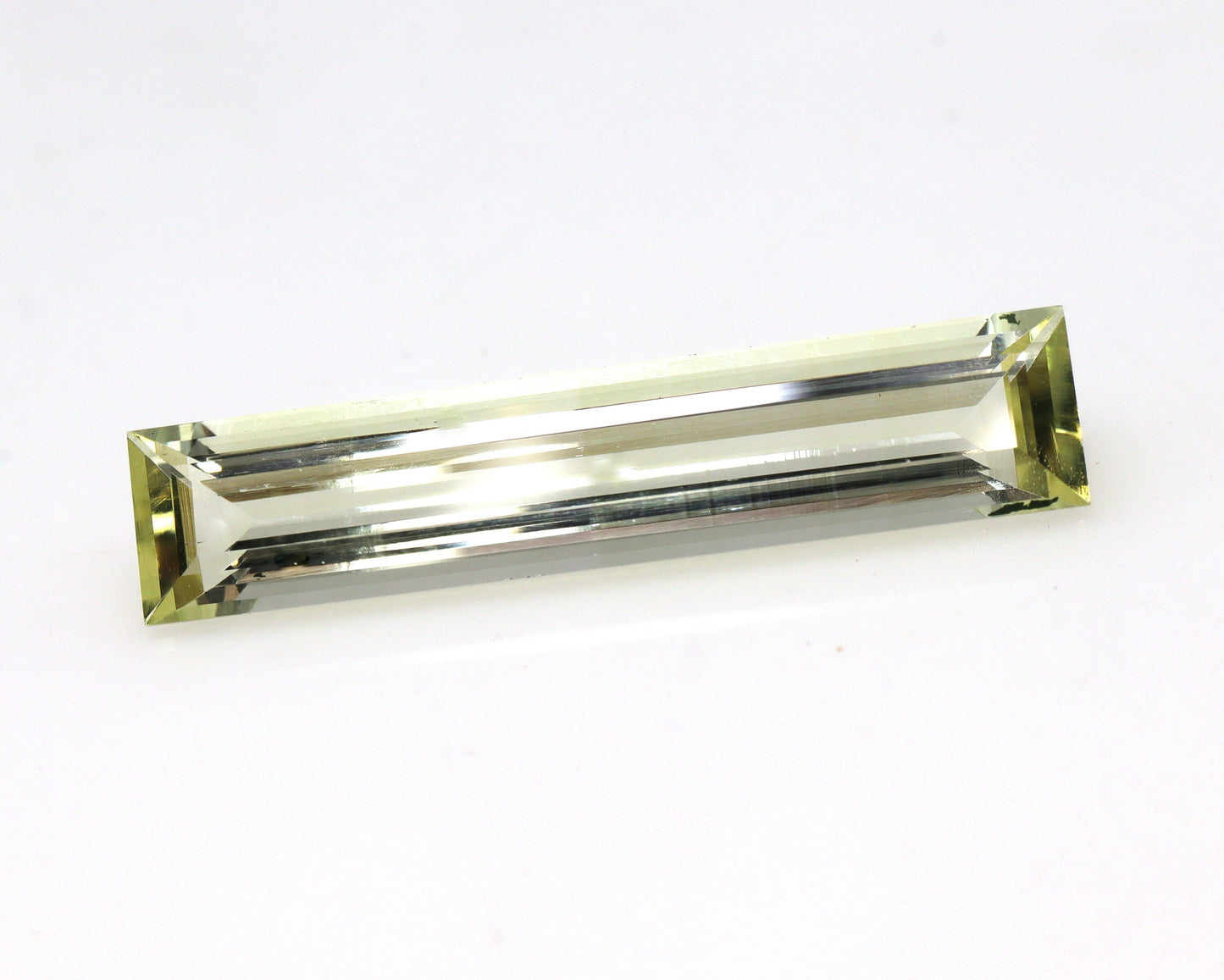 LONG BAGUETTE! 5.1 Ct Natural Heliodor - Yellow Aquamarine 26.5×5.5 mm Skinny Baguette Cut | Rare Elongated Yellow Golden Aquamarine