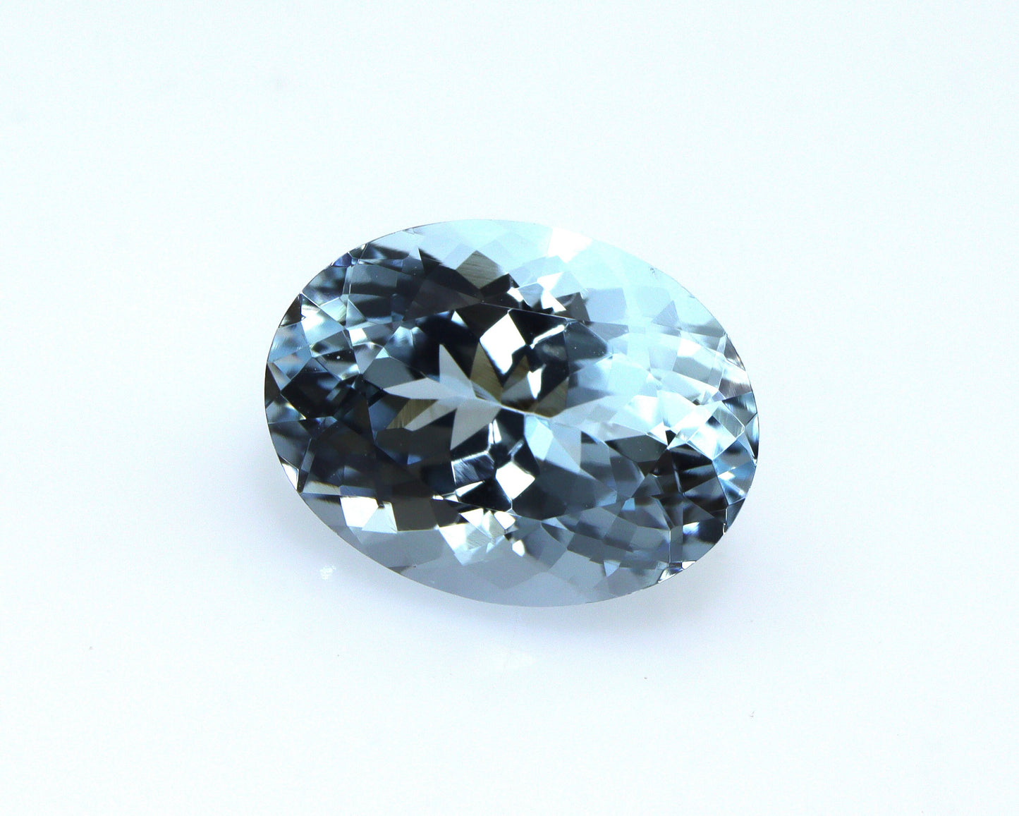 AAA+ 4.6 Ct AAA Natural Aquamarine Oval Cut 12.5x9.5 mm | Top Blue Faceted Gemstone | Loose Aquamarine for Ring, Pendant, Necklace