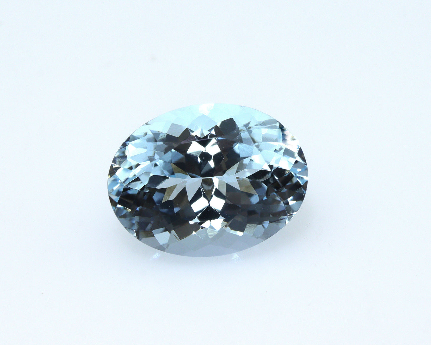 AAA+ 4.6 Ct AAA Natural Aquamarine Oval Cut 12.5x9.5 mm | Top Blue Faceted Gemstone | Loose Aquamarine for Ring, Pendant, Necklace