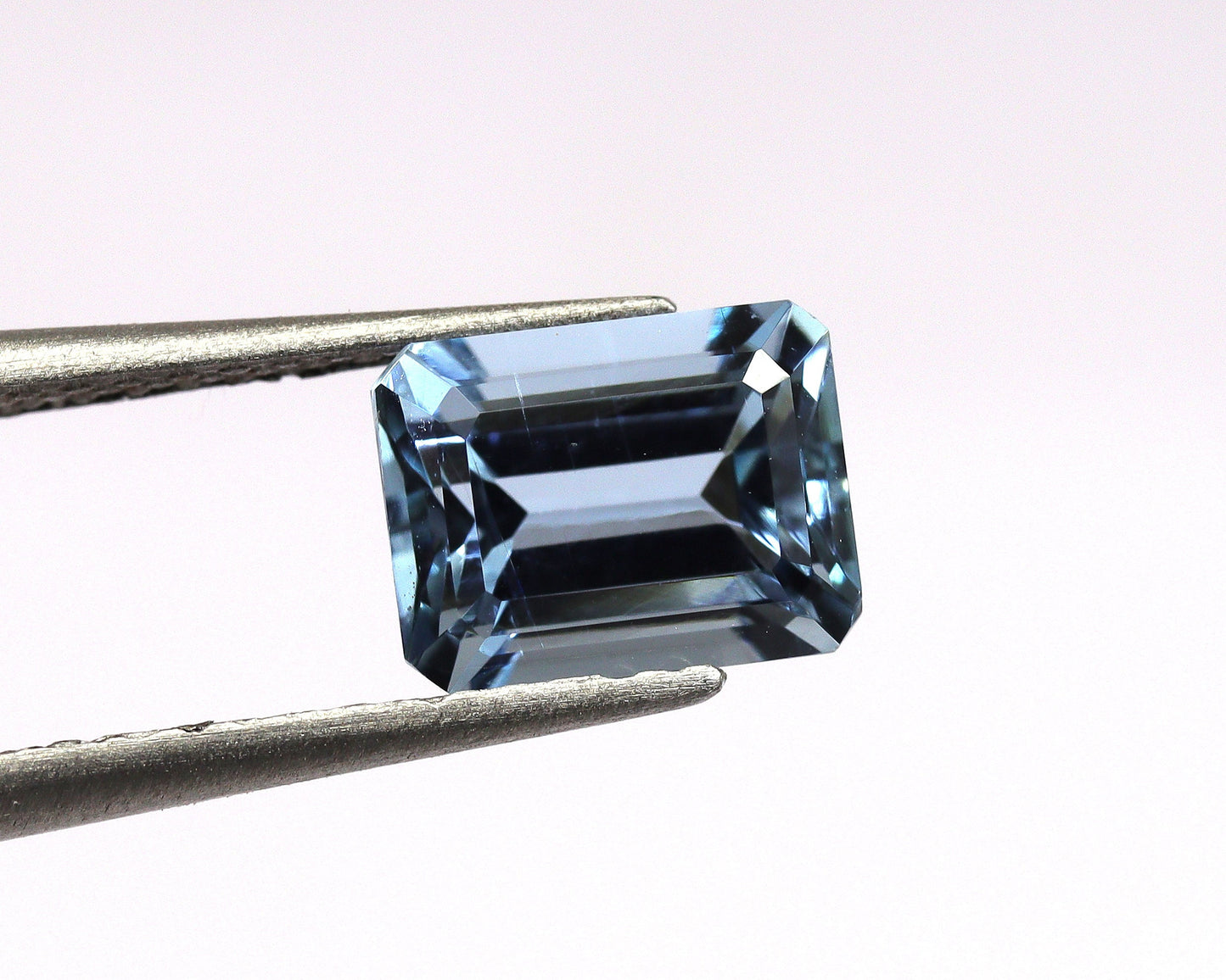 1.18 Ct Dark Blue Aquamarine Emerald Cut • AAA Natural Aquamarine • Eye-Clean 7x5 mm Octagon Gemstone • Deep Blue Aquamarine for Ring