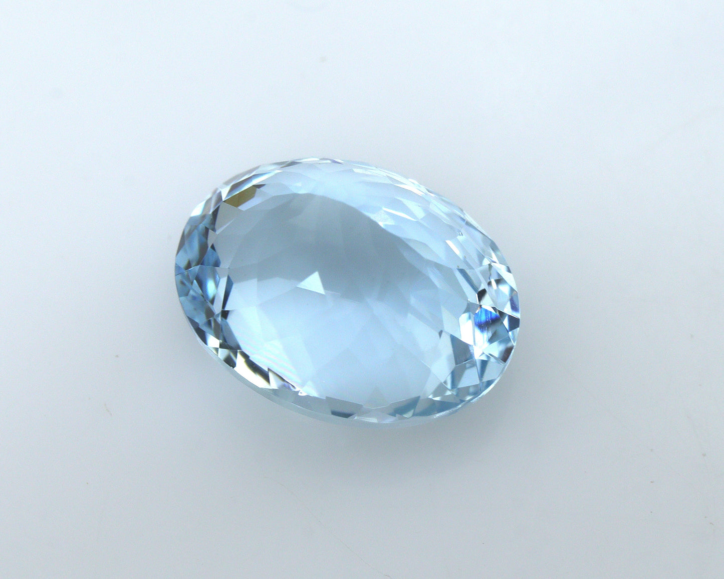 6.6 Ct Oval Cut Aquamarine | AAA+ Natural Blue Gem | Loupe Clean Stone for Fine Jewelry | Ring or Pendant | Certified | 13.3x10.4 mm
