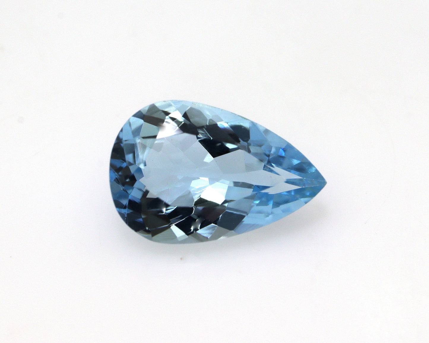 1.77 Ct Aquamarine Pear Cut, 10.8x7.1 mm Natural Blue Gemstone, AAA Eye Clean Aquamarine, March Birthstone for Engagement Ring