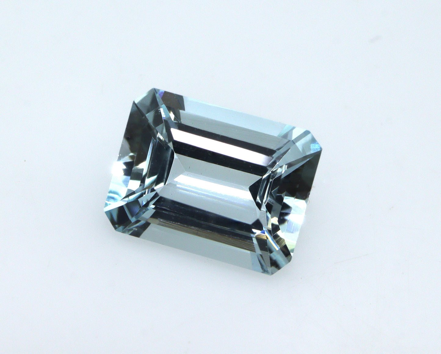 2 Ct AAA Natural Aquamarine Emerald Cut | 9.2x7 mm Blue Gemstone | Eye-Clean Aquamarine for Engagement Ring or Custom Jewelry