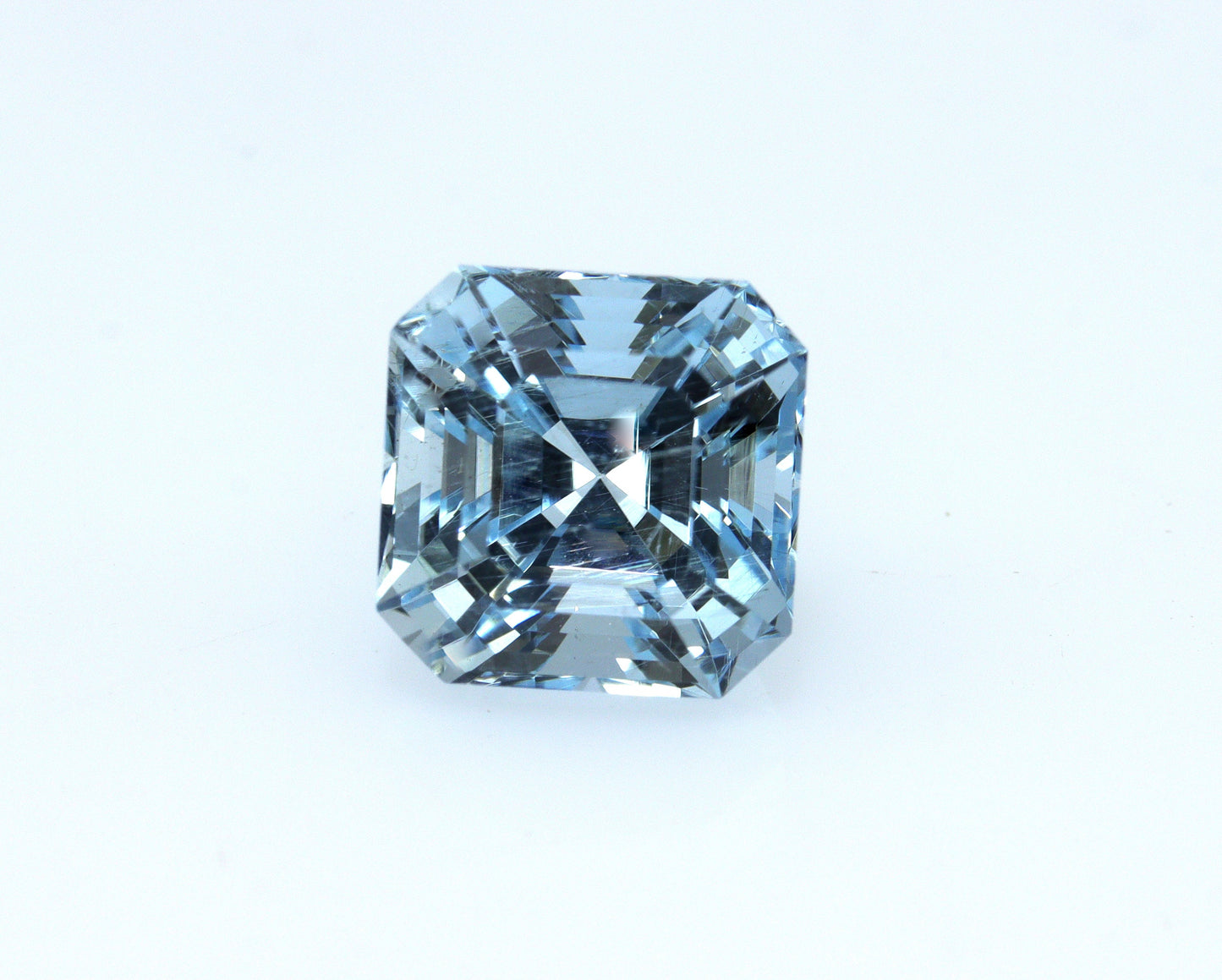 2 Ct Natural Aquamarine Asscher Cut, 7mm Square Blue Gemstone, Loose Aquamarine for Ring, Pendant, March Birthstone, Square Blue Gem