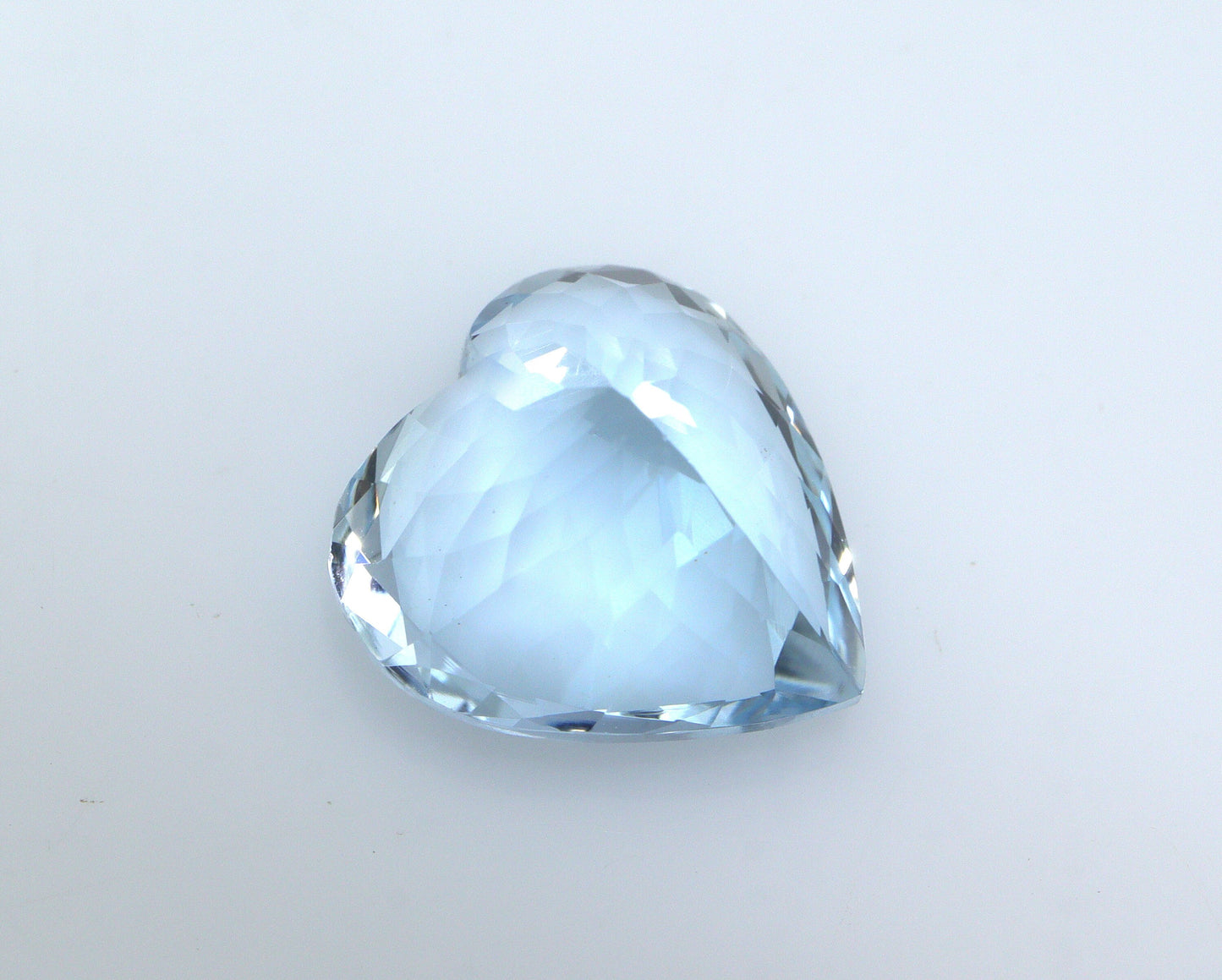5.9 Ct AAA+ Natural Aquamarine Heart Cut | Blue, Eye Clean, Unheated Gemstone for Ring or Pendant