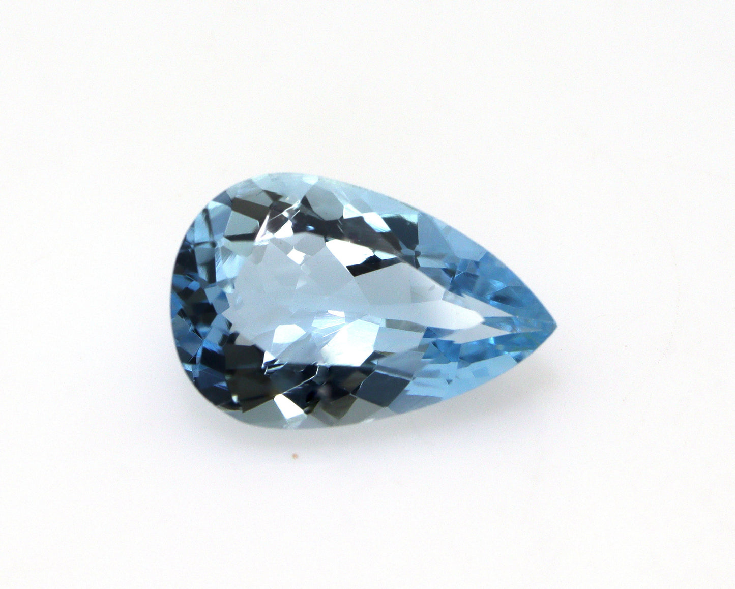 1.77 Ct Aquamarine Pear Cut, 10.8x7.1 mm Natural Blue Gemstone, AAA Eye Clean Aquamarine, March Birthstone for Engagement Ring