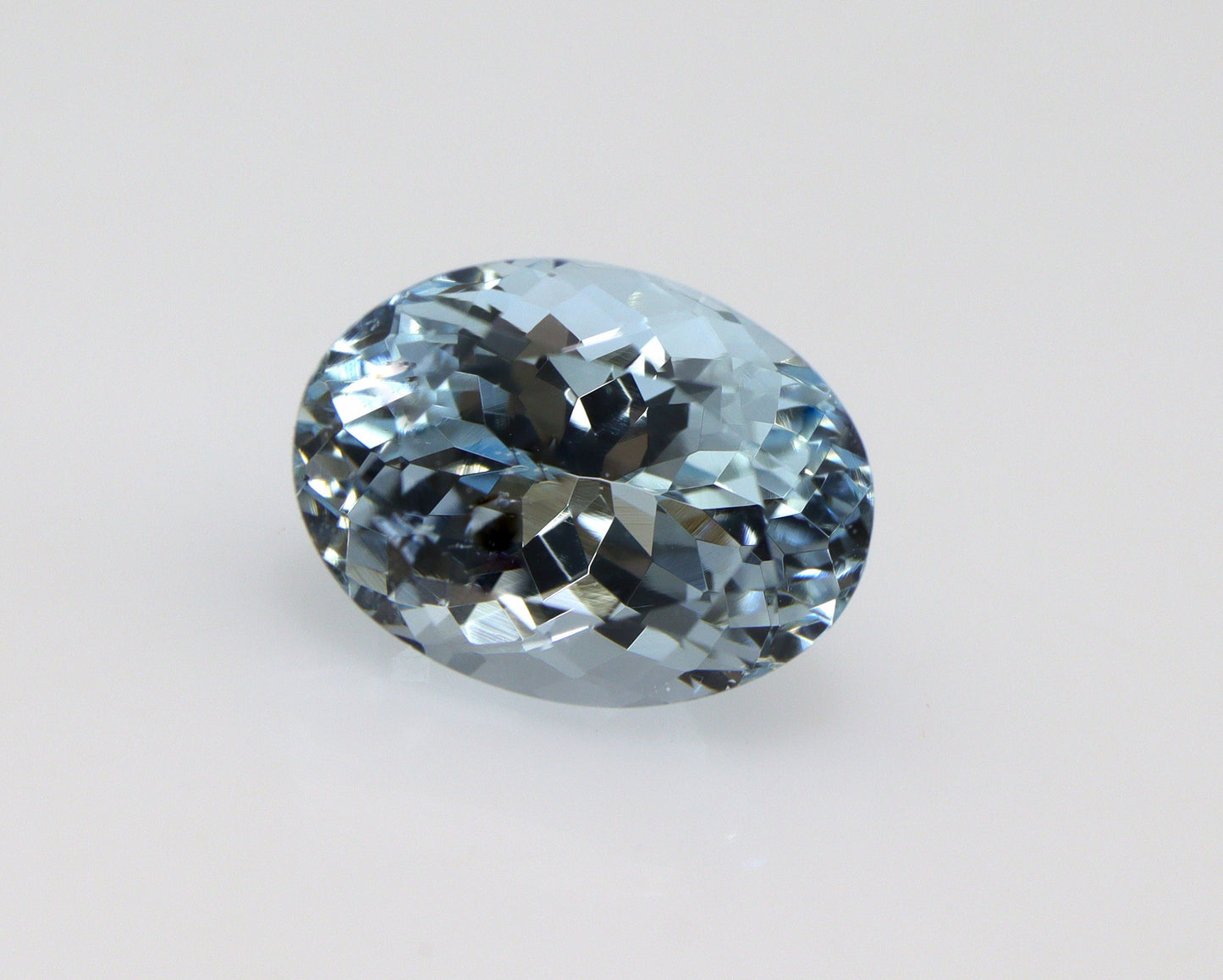 3.3 Ct Natural Aquamarine Oval Cut, 10.8x8 mm Eye Clean Gemstone, Blue Aquamarine For Pendant, Halo Ring Center Stone, Oval Engagement Gem