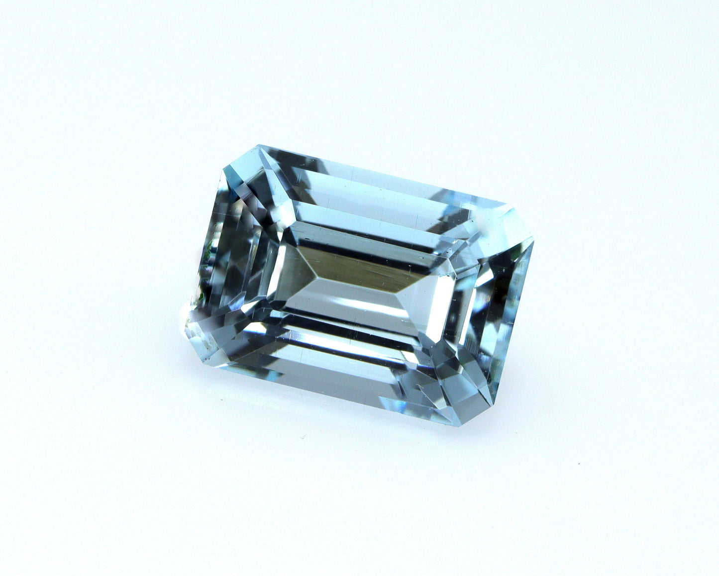 2.8 Ct Aquamarine Gem Emerald Cut | Loose Blue Aquamarine for Ring, Necklace | Custom Fine Jewelry Stone | Engagement Ring Gem | 9.9x7 mm