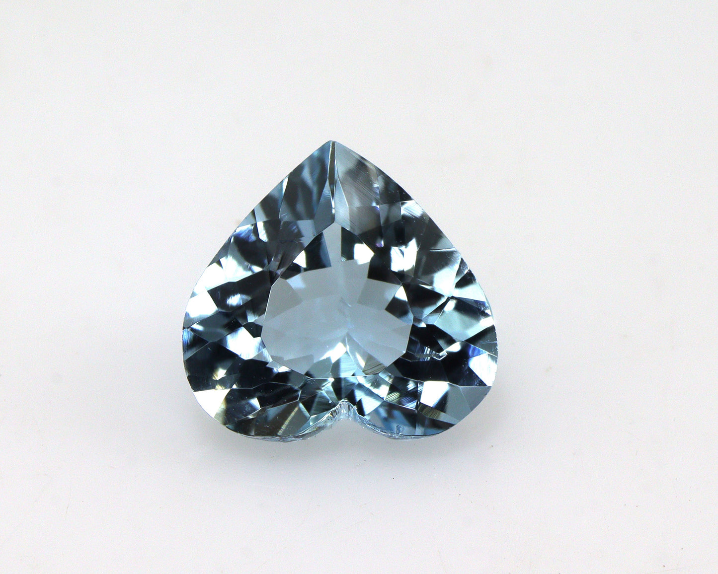 AAA+ Aquamarine Heart Gemstone • 10.3mm 2.8ct Top Medium Blue • Loose Heart Cut for Engagement Ring or Necklace • Unheated Gemstone