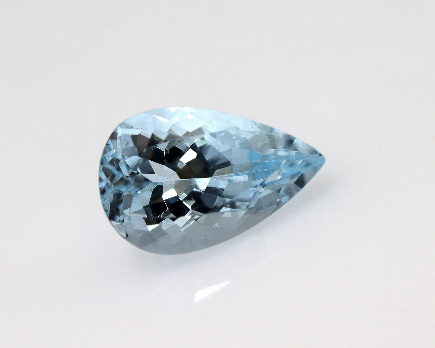 2.4 Ct Pear Cut Aquamarine | AAA Natural | 11.5x7.5 mm Medium Blue Gem | Engagement Ring | Pendant |  Aquamarine Necklace, Teardrop Gem