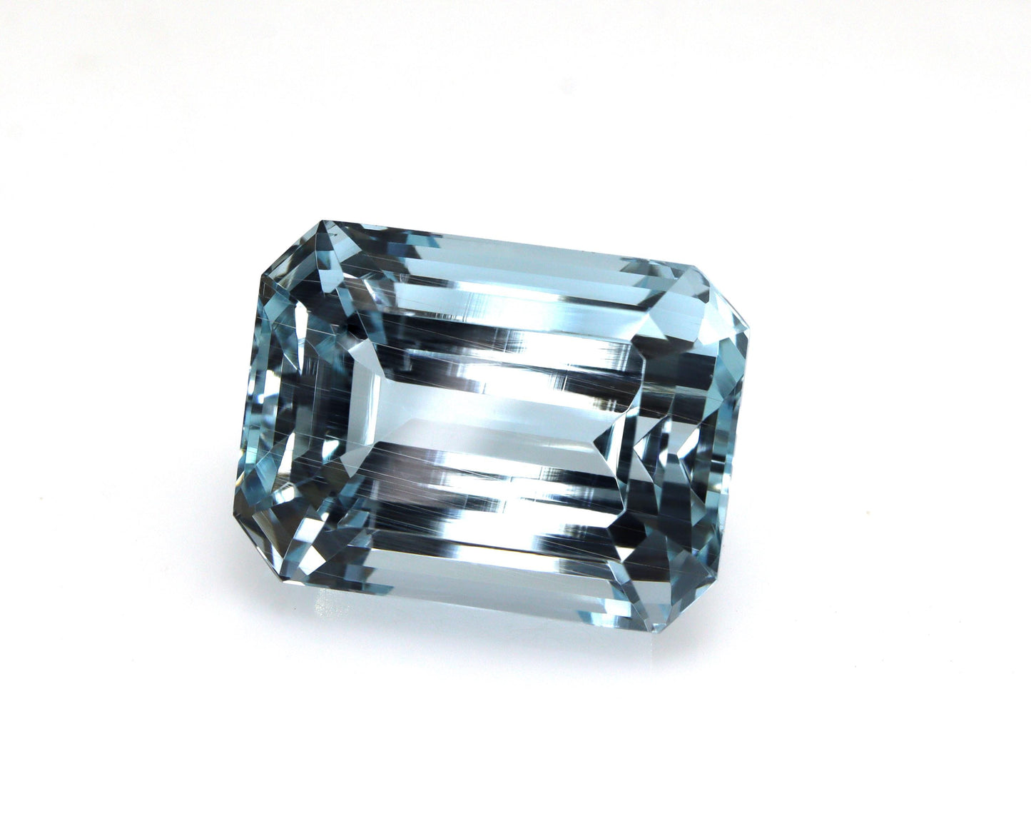 11.5Ct Emerald Cut Aquamarine Loose Gemstone, 14.6x10.9 mm AAA Aquamarine for Pendant or Ring, Emerald Cut Aquamarine, Custom Made Ring