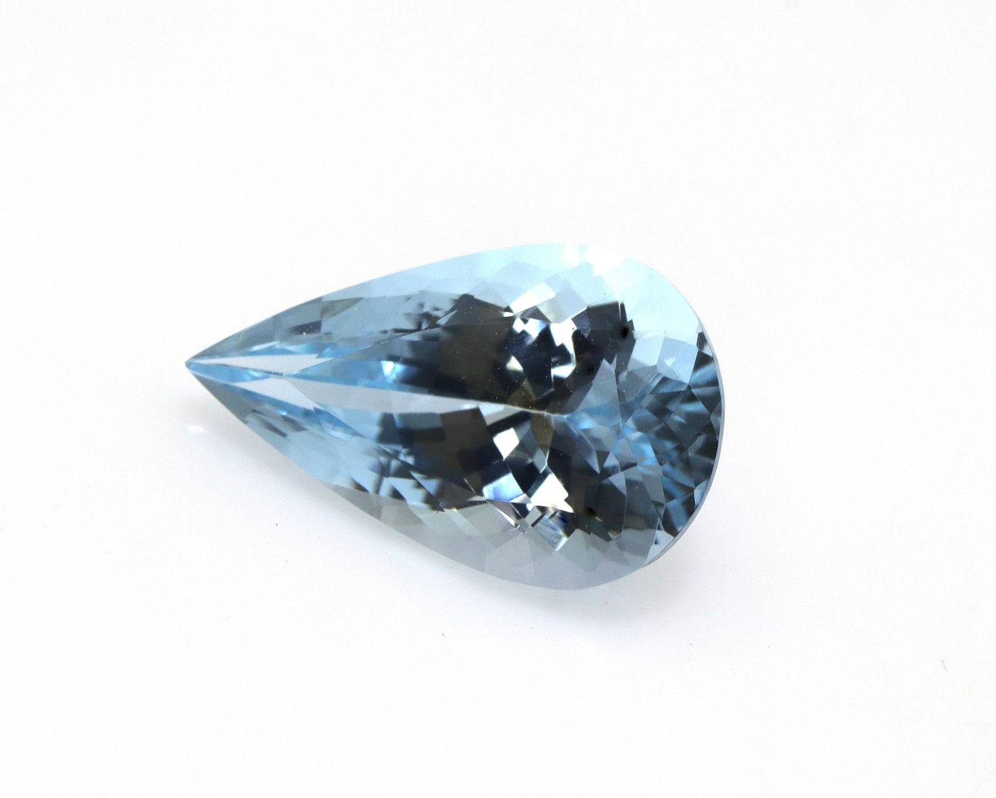 5 Ct Natural Aquamarine Pear Cut • AAA+ Medium–Dark Blue Aquamarine • Big Gemstone for Ring • Unheated Statement Aquamarine