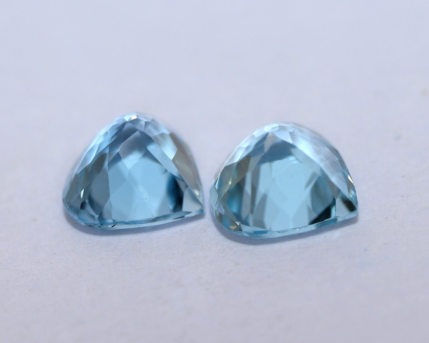 7 mm Heart Cut Aquamarine Gemstone | AAA+ Natural Blue Aquamarine | Loupe Clean Unheated Aquamarine | March Birthstone for Ring or Pendant