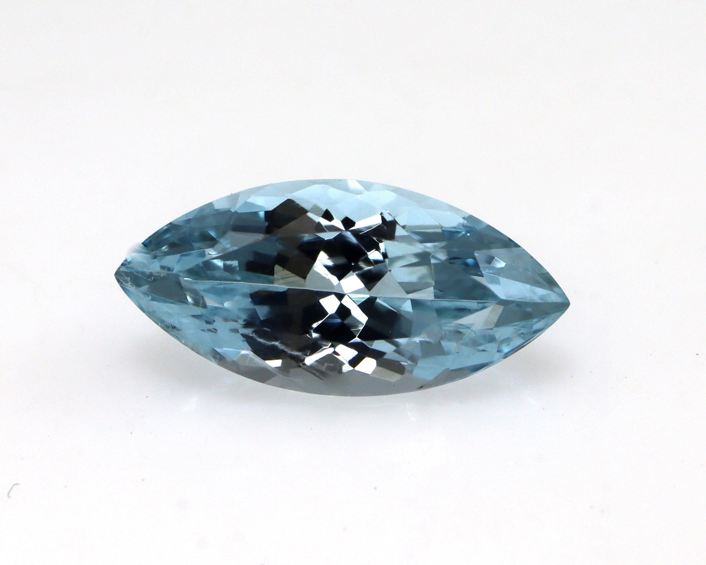 2.3 Ct AAA Aquamarine Marquise, medium blue, eye clean. Perfect for engagement rings, pendants & March Birthstone Jewelry