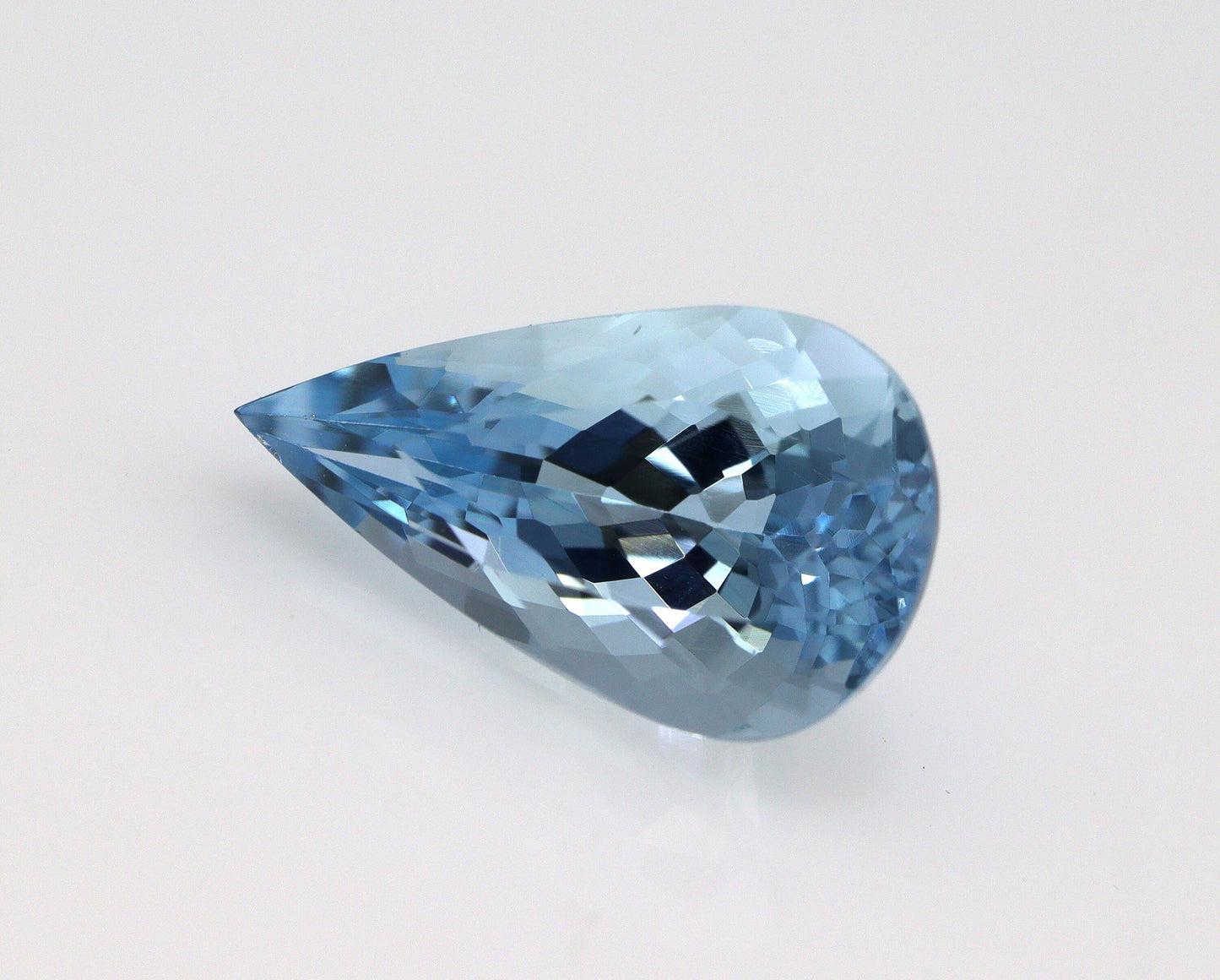 2.28 Ct Dark Blue Aquamarine Pear Cut | AAA+ Natural Gemstone | Loupe Clean | March Birthstone | Aquamarine for Engagement Ring