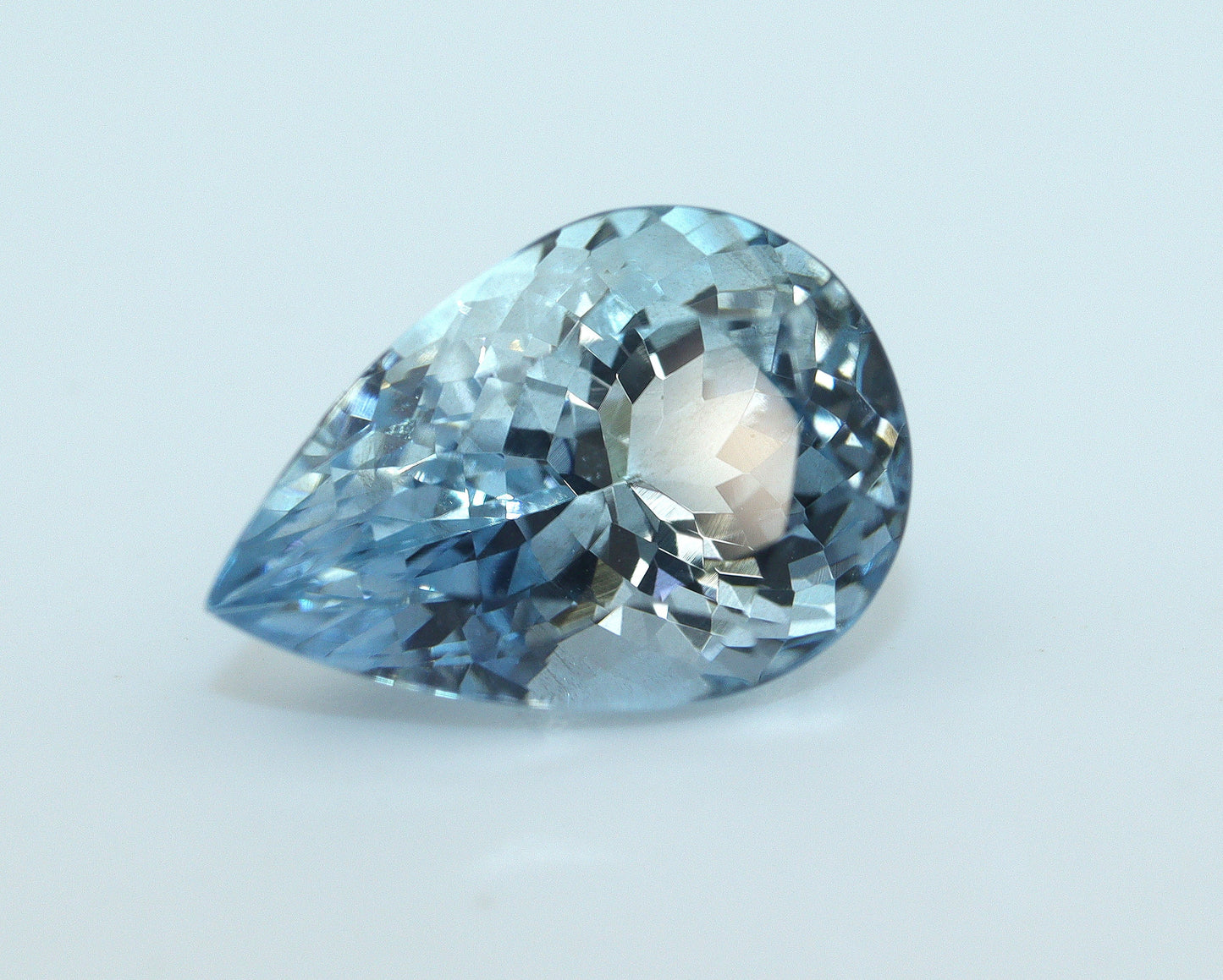 3.3 Ct Natural Aquamarine Pear Cut 12.2x8.4 mm, AAA Loose Gemstone, Medium Blue March Birthstone, Unheated Aquamarine
